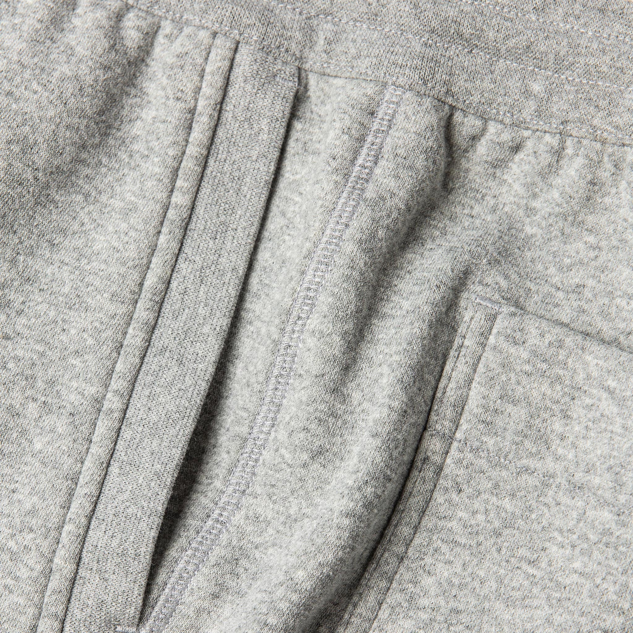 The Heavy Bag Short in Heather Grey Fleece - Image 9