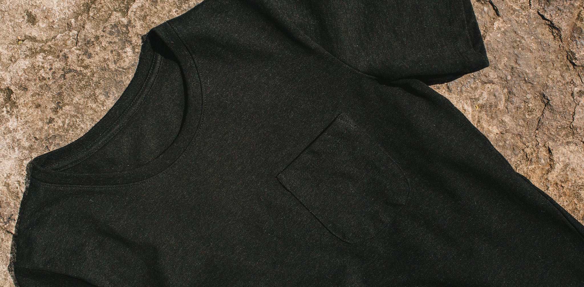 The Heavy Bag Tee in Black Melange - Image 10