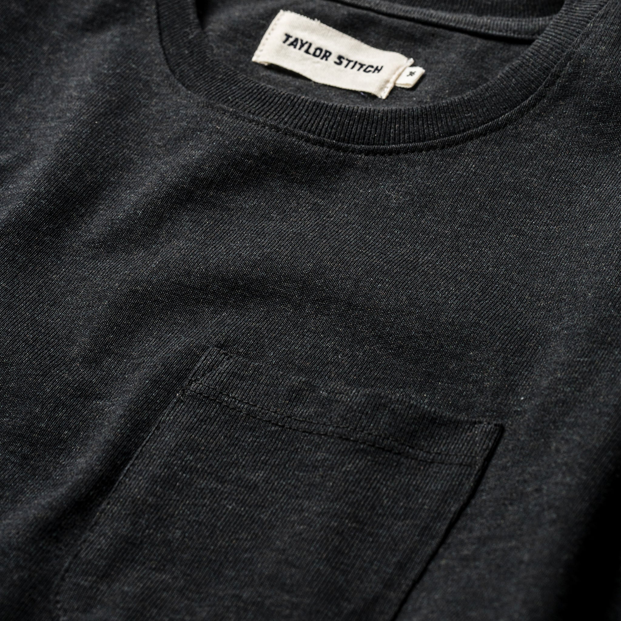 The Heavy Bag Tee in Black Melange - Image 7