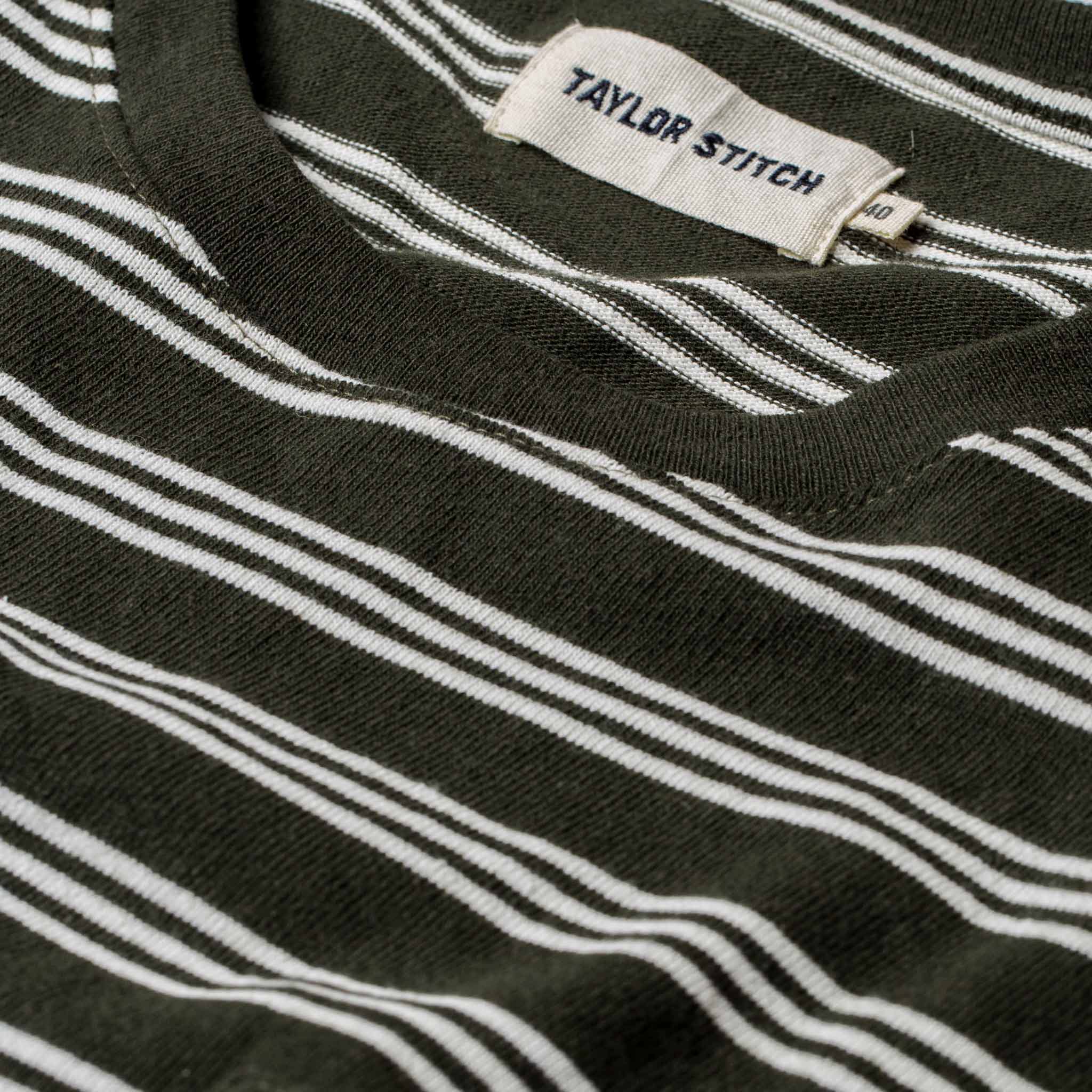 The Heavy Bag Tee in Cypress Stripe - Image 6