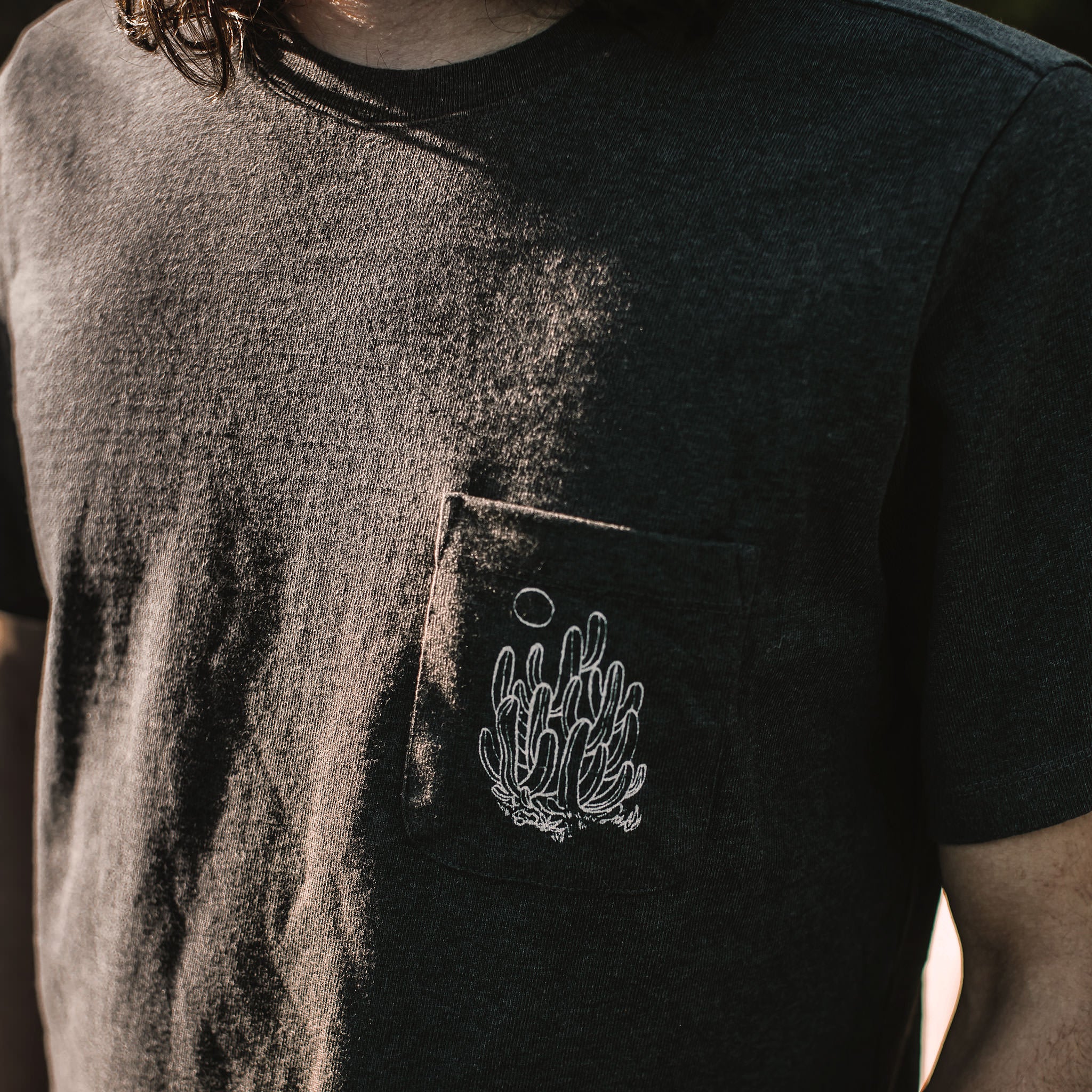 The Heavy Bag Tee in Desert Night - Image 3