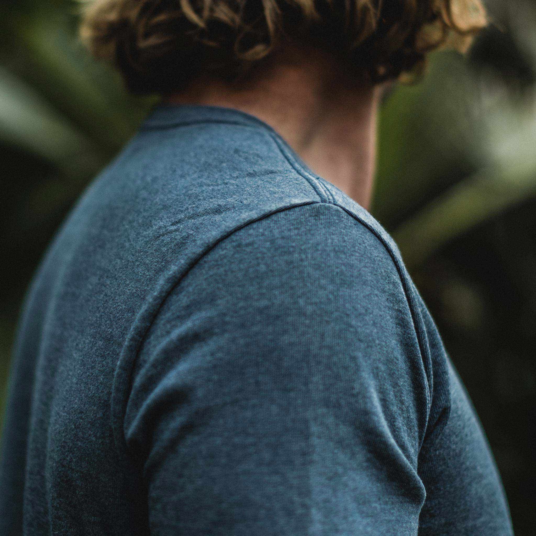 The Heavy Bag Tee in Dusty Blue - Image 5