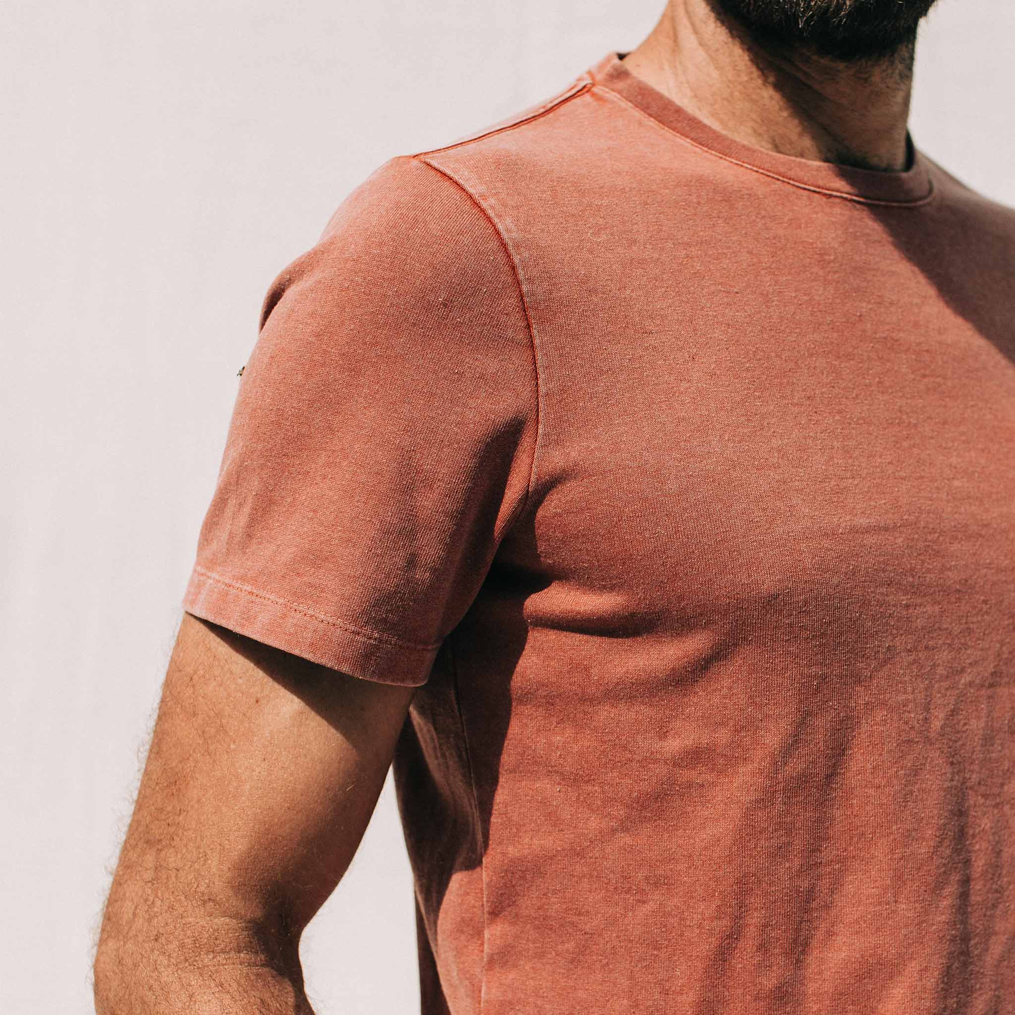 The Heavy Bag Tee in Dusty Clay - Image 3