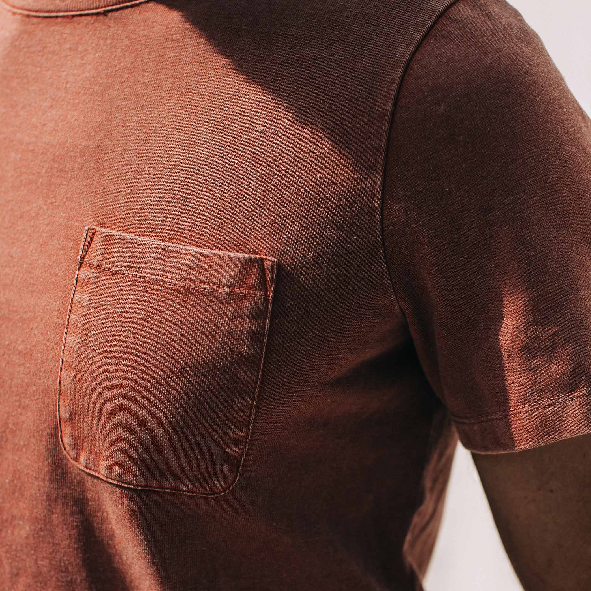 The Heavy Bag Tee in Dusty Clay - Image 4