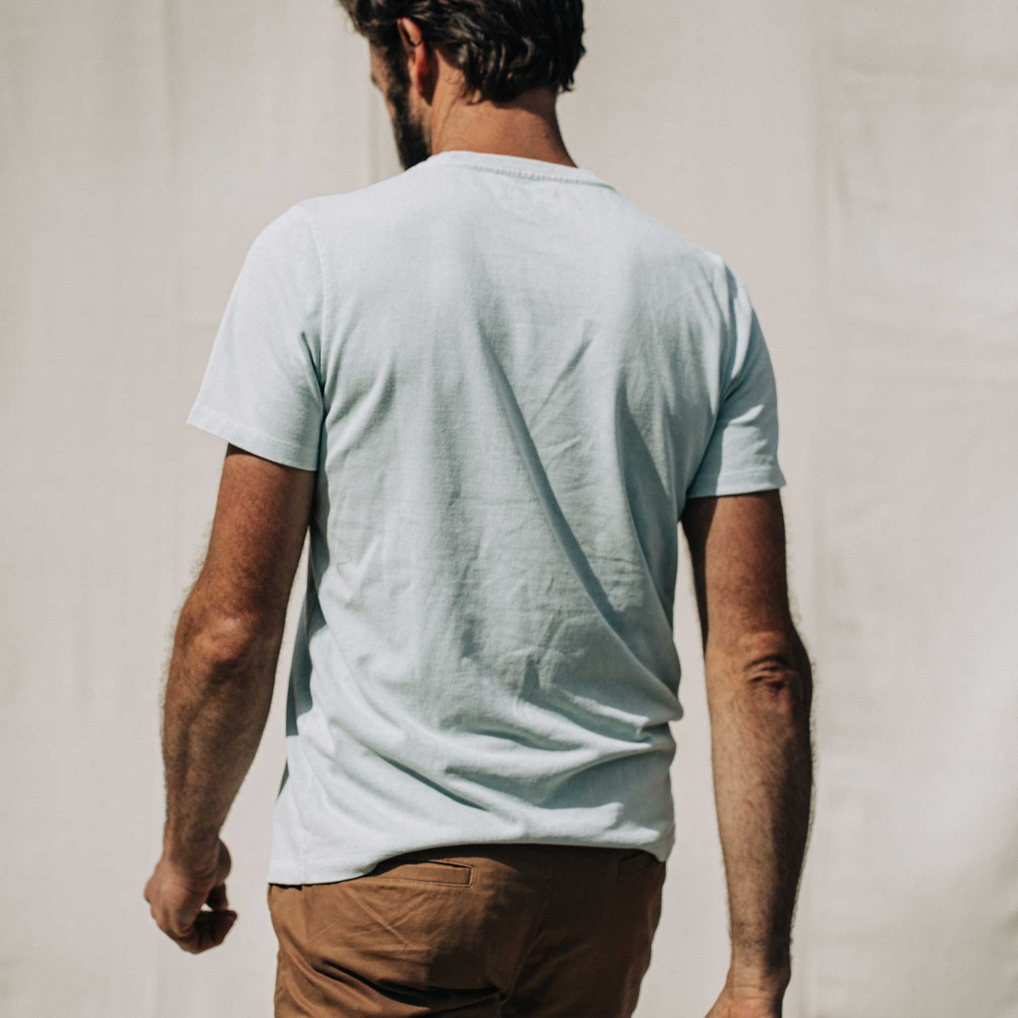The Heavy Bag Tee in Dusty Sky - Image 5