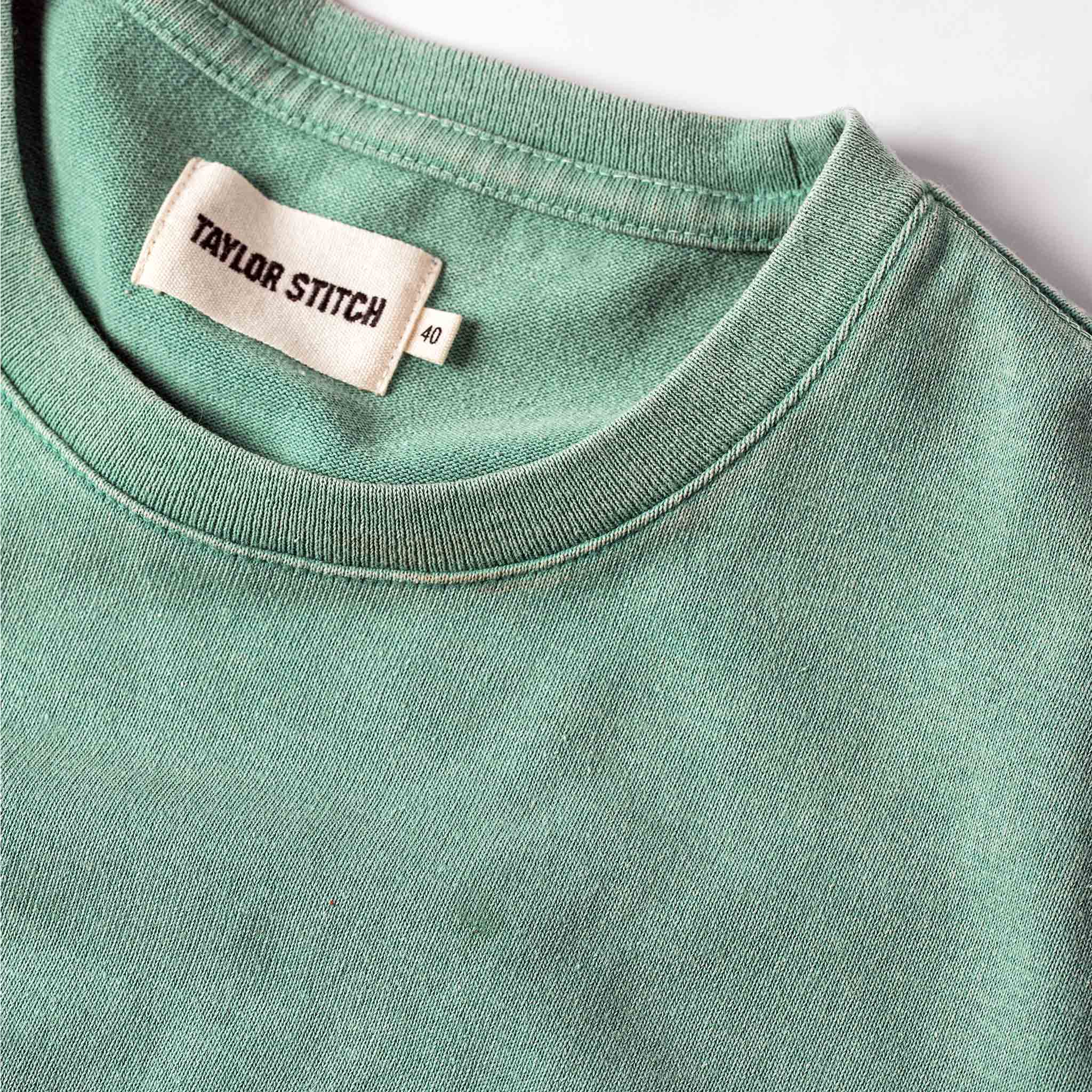The Heavy Bag Tee in Dusty Teal - Image 7