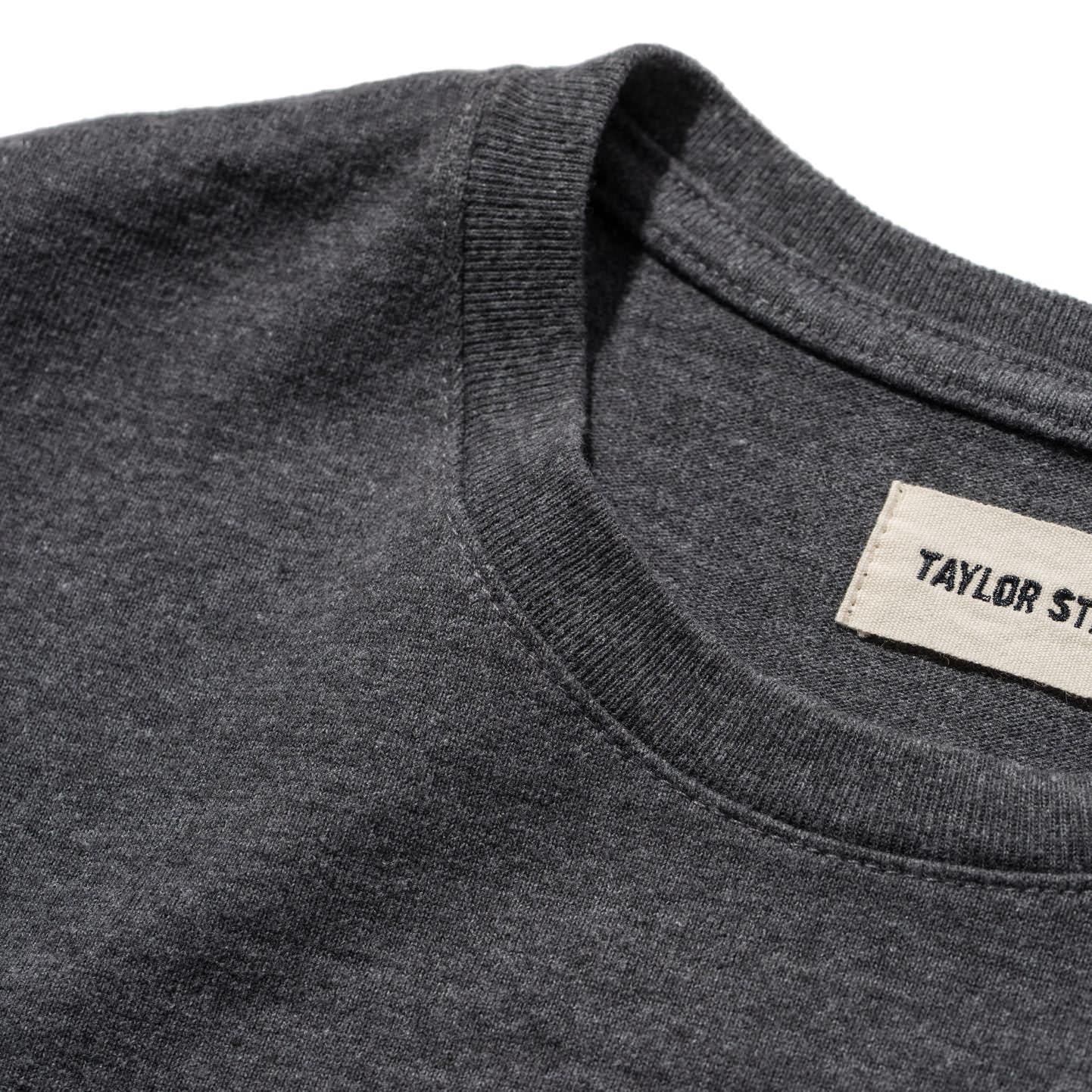 The Heavy Bag Tee in Heather Grey - Image 4