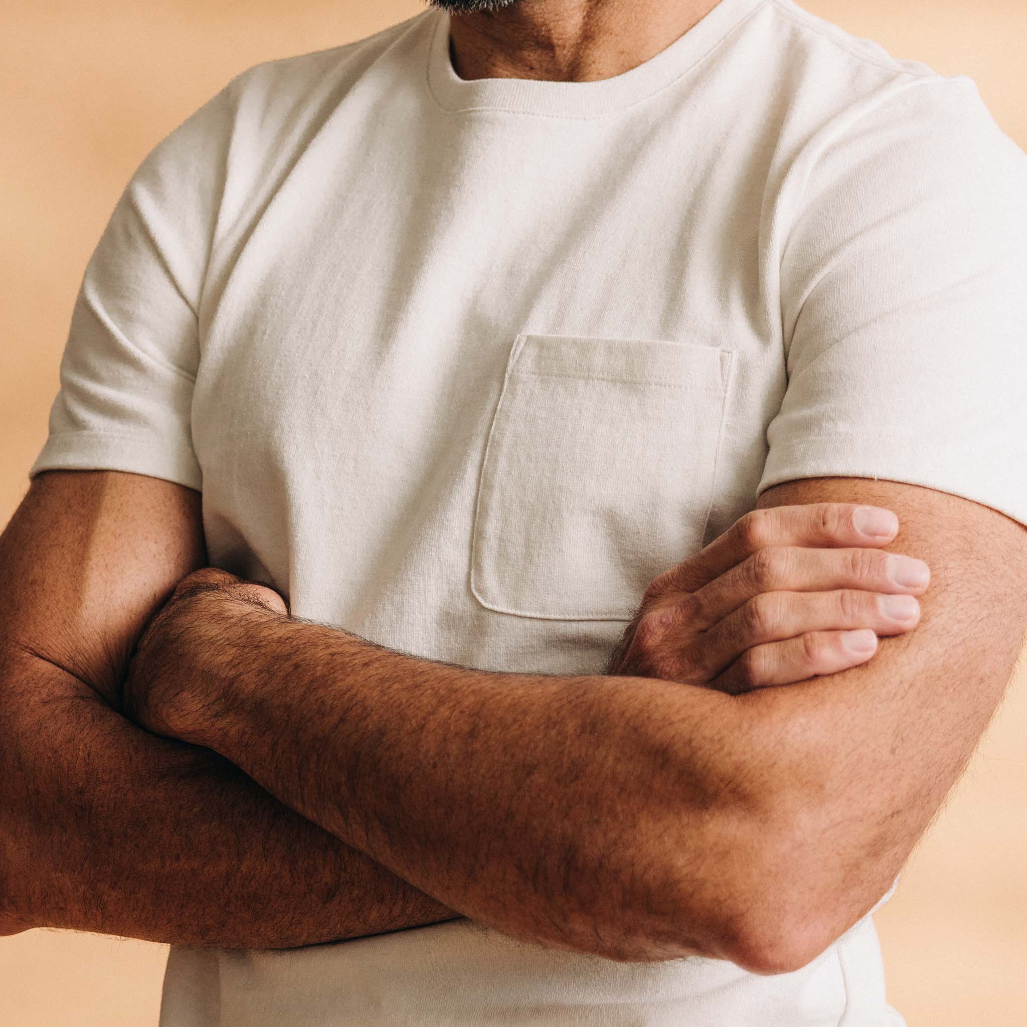 The Heavy Bag Tee in Natural - Image 3