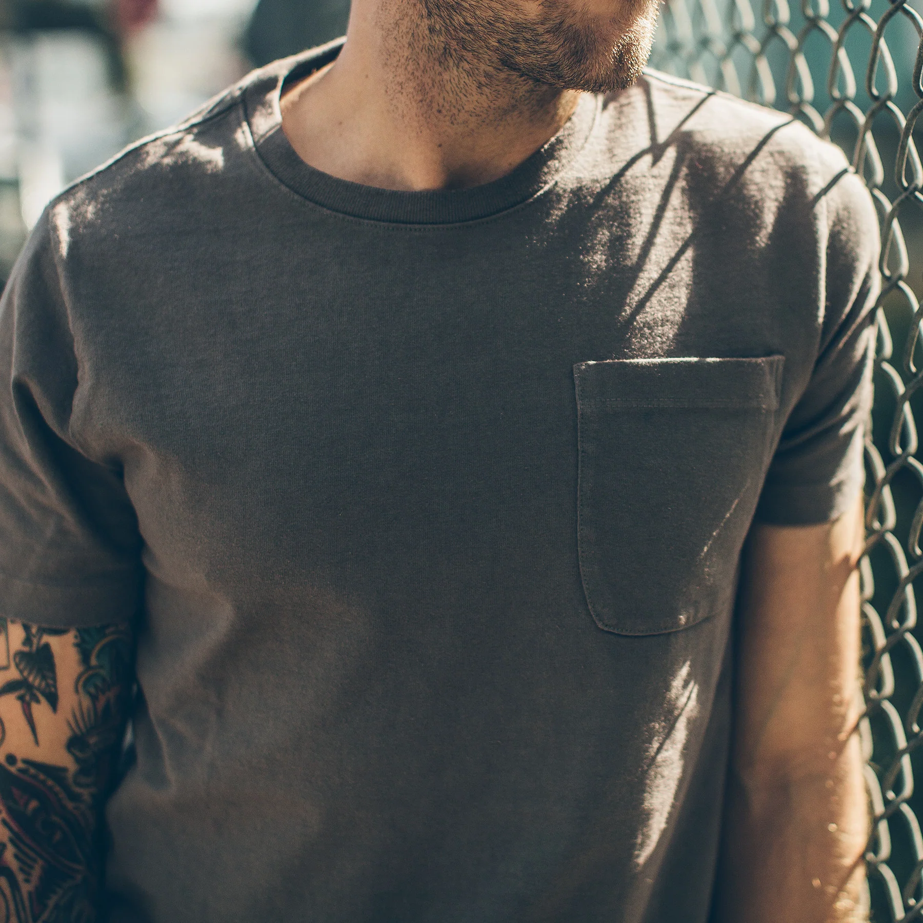 The Heavy Bag Tee in Slate ('16) - Image 4