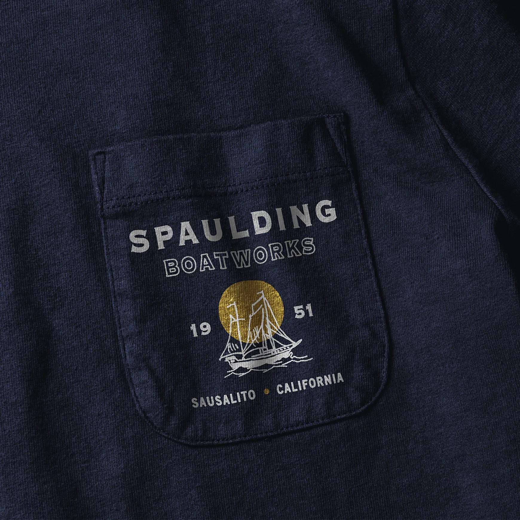 The Heavy Bag Tee in Spaulding Print - Image 2