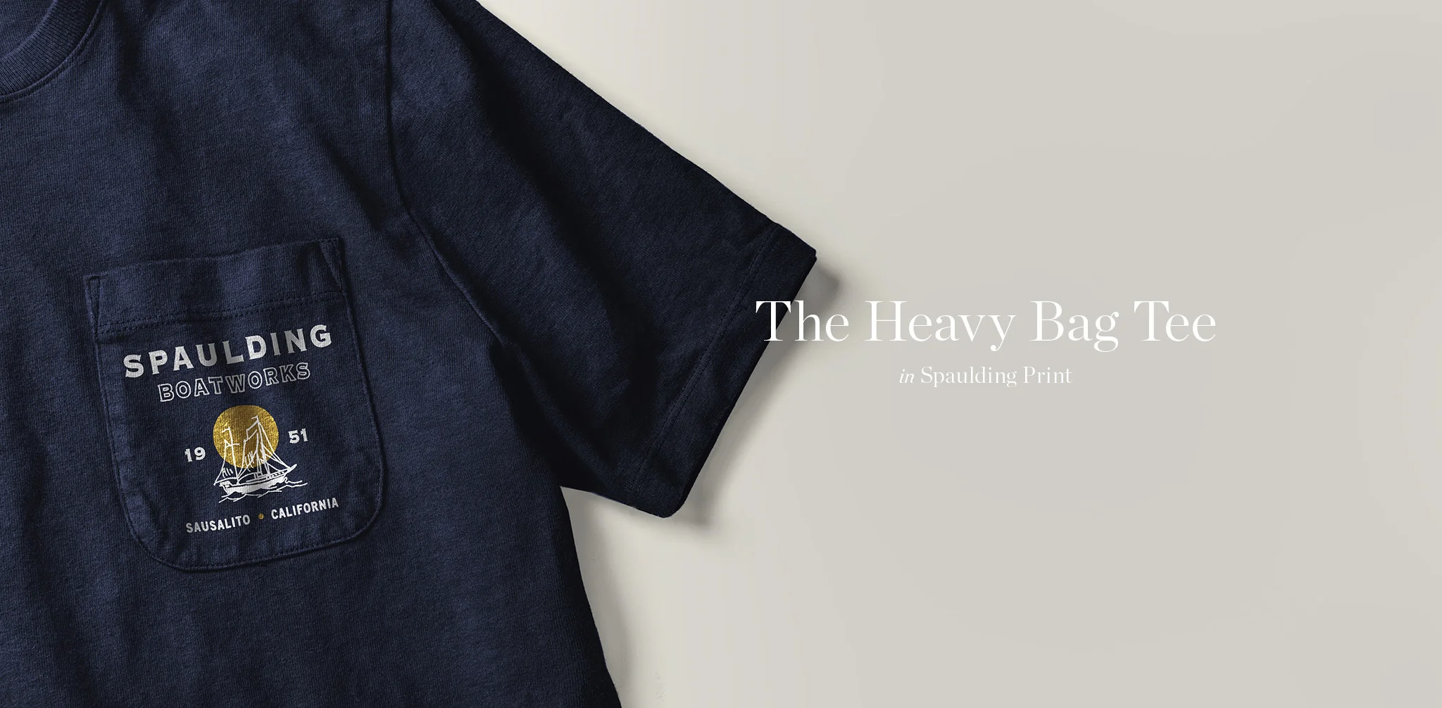 The Heavy Bag Tee in Spaulding Print - Image 3