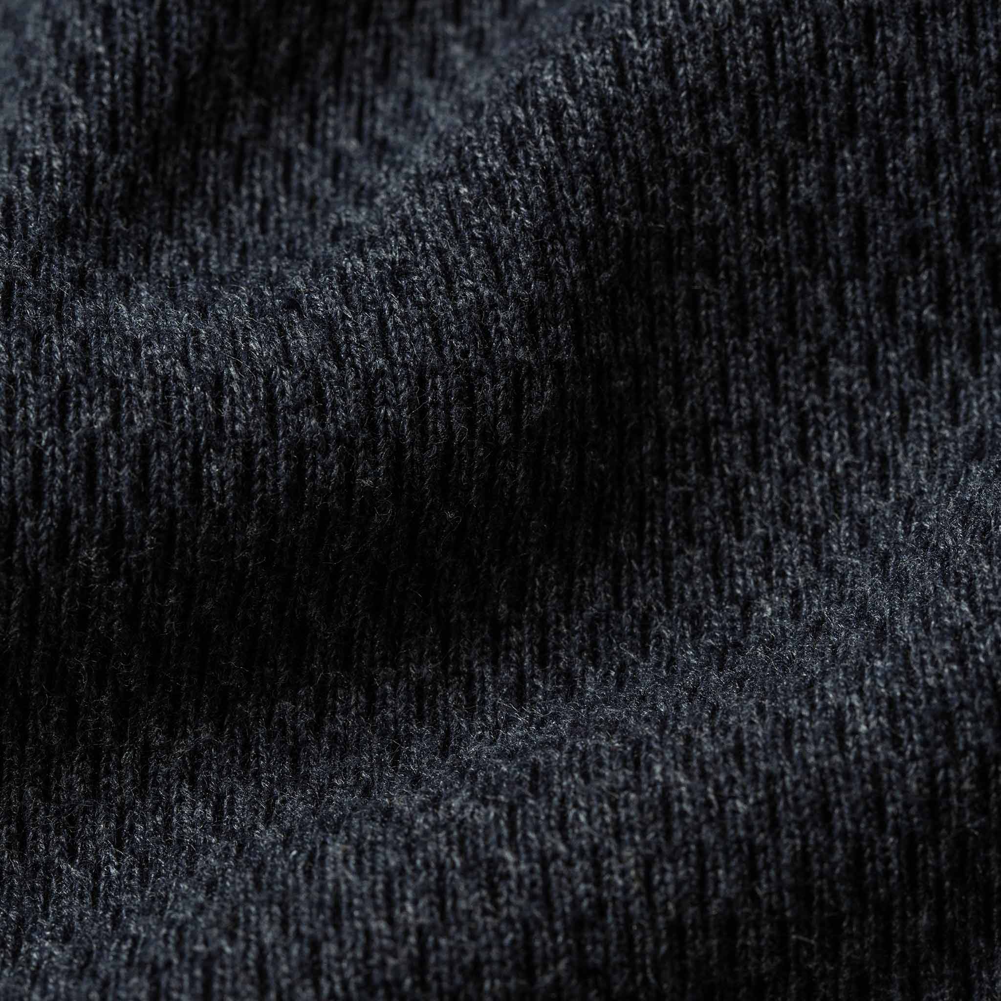 The Heavy Bag Waffle Long Sleeve in Navy - Image 6