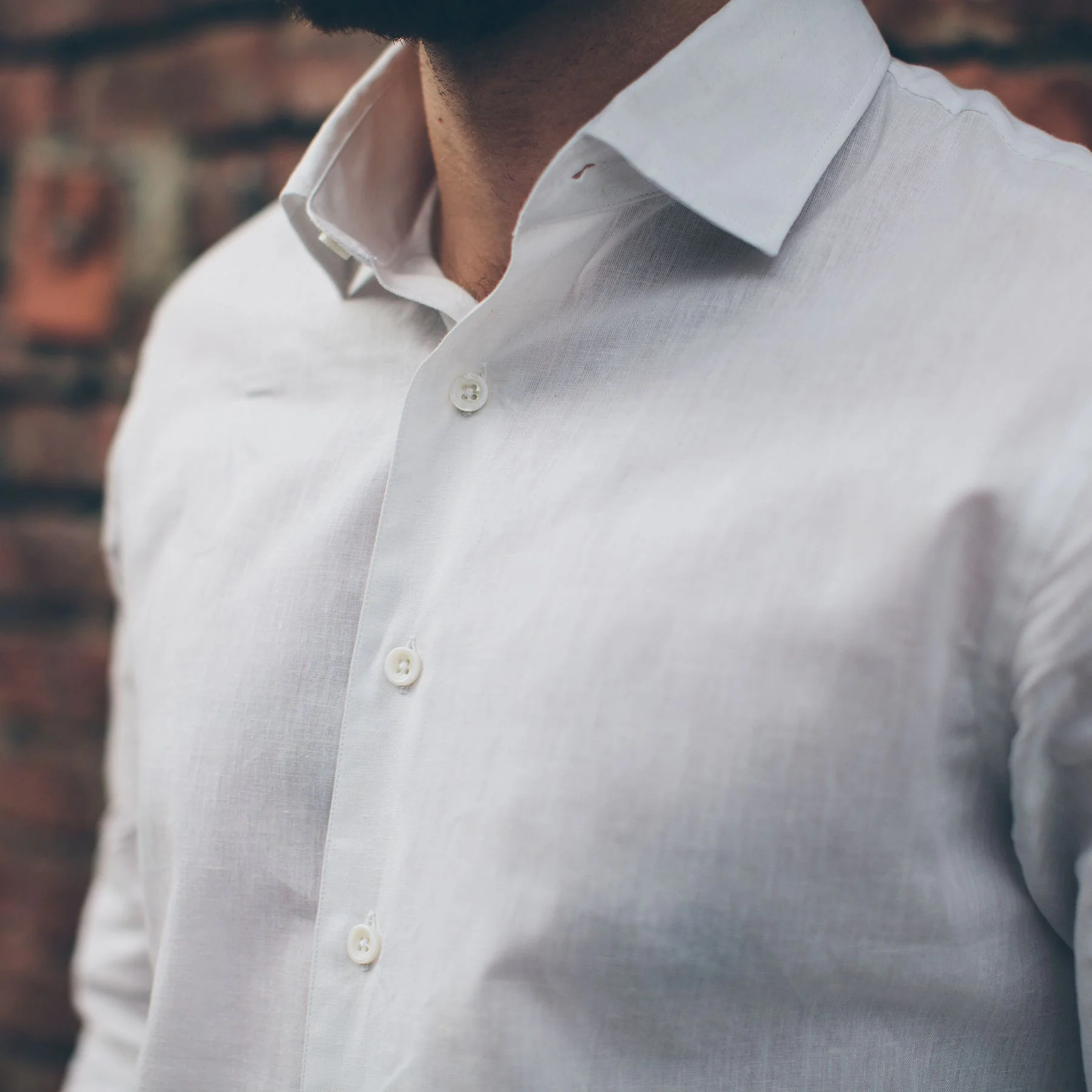 The Hyde in Antique White Cotton & Linen - Image 2