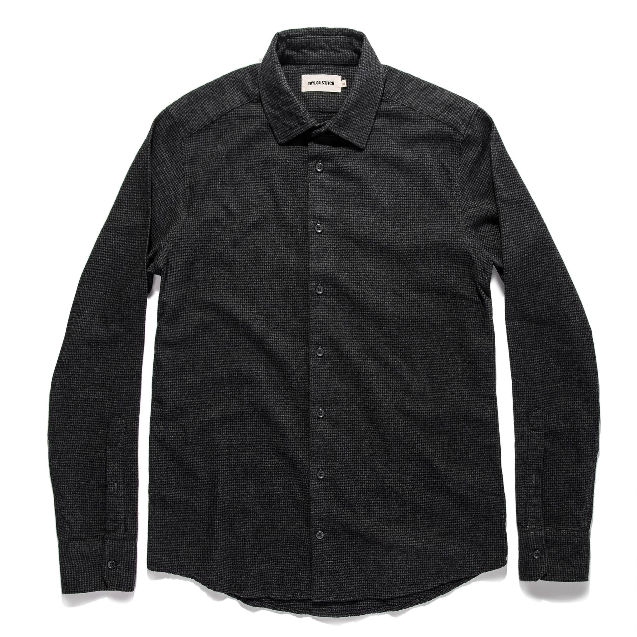 The Hyde in Charcoal Brushed Houndstooth - Image 7