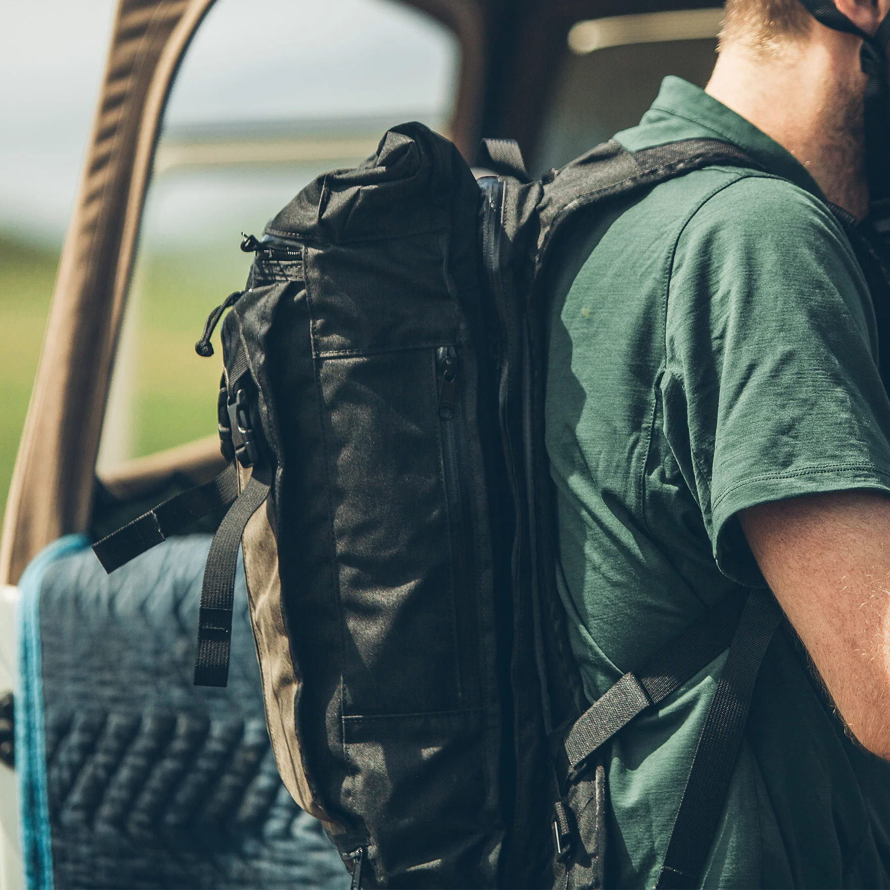 The Hydration Pack in Oak Waxed Canvas - Image 10