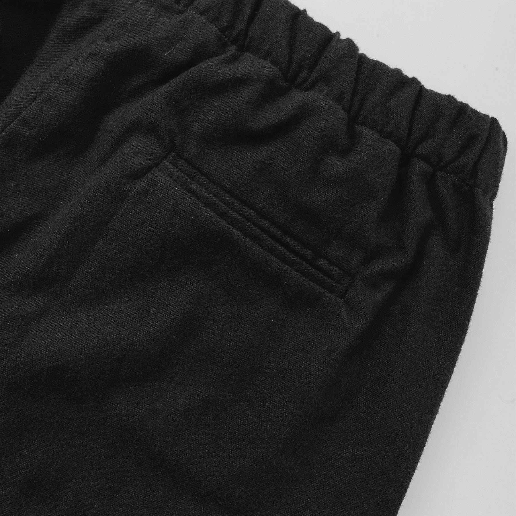 The Isla Pant in Black Brushed Cotton - Image 5