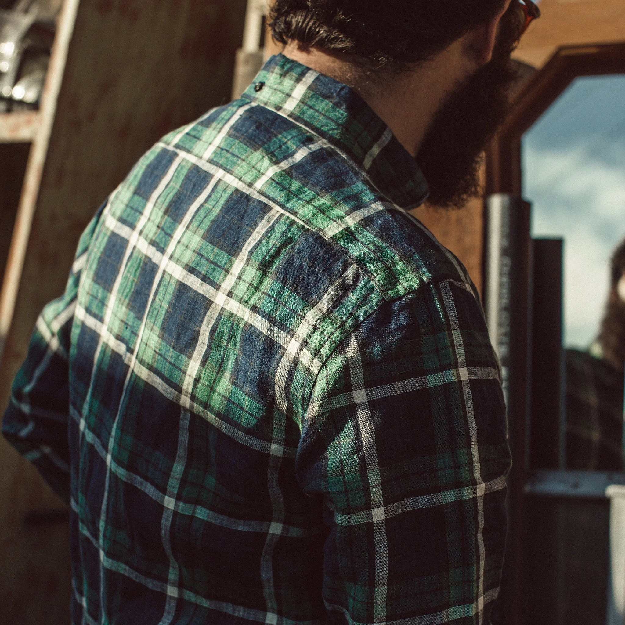 The Jack in Blackwatch Plaid Linen - Image 3