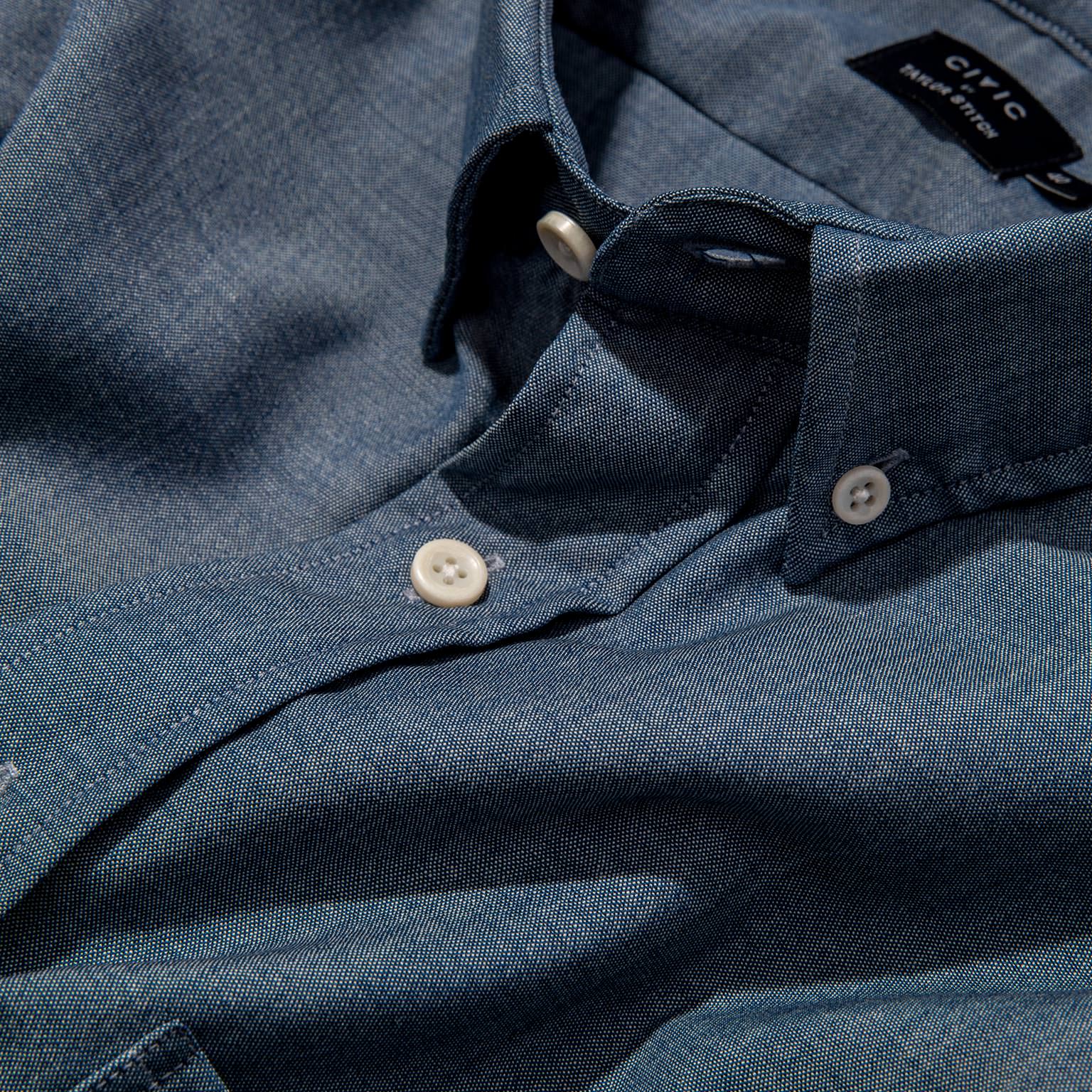 The Merino Jack in Sky Blue Chambray - Image 5