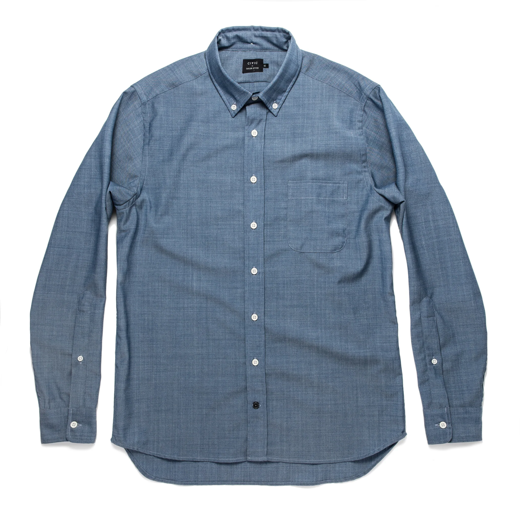The Merino Jack in Sky Blue Chambray - Image 9