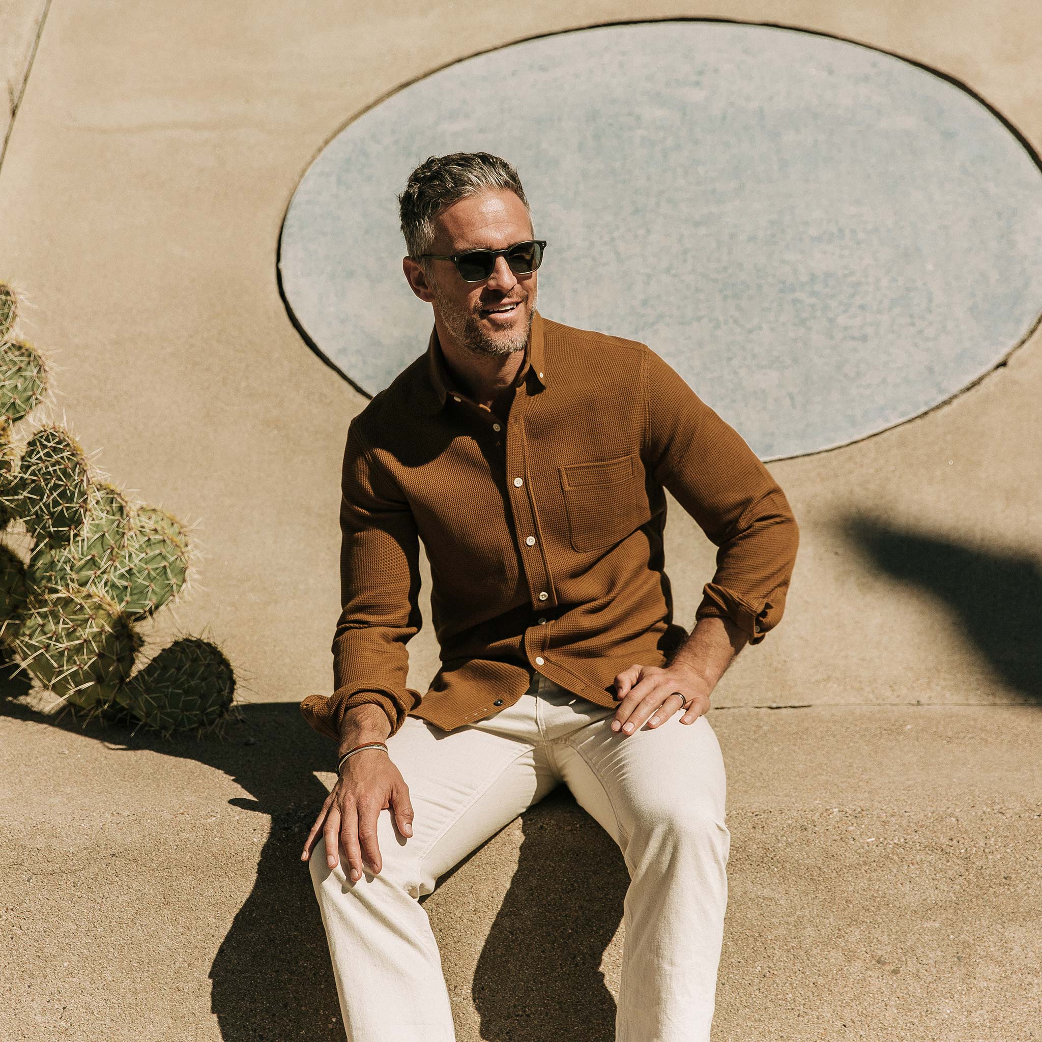 The Jack in British Khaki Waffle - Image 2