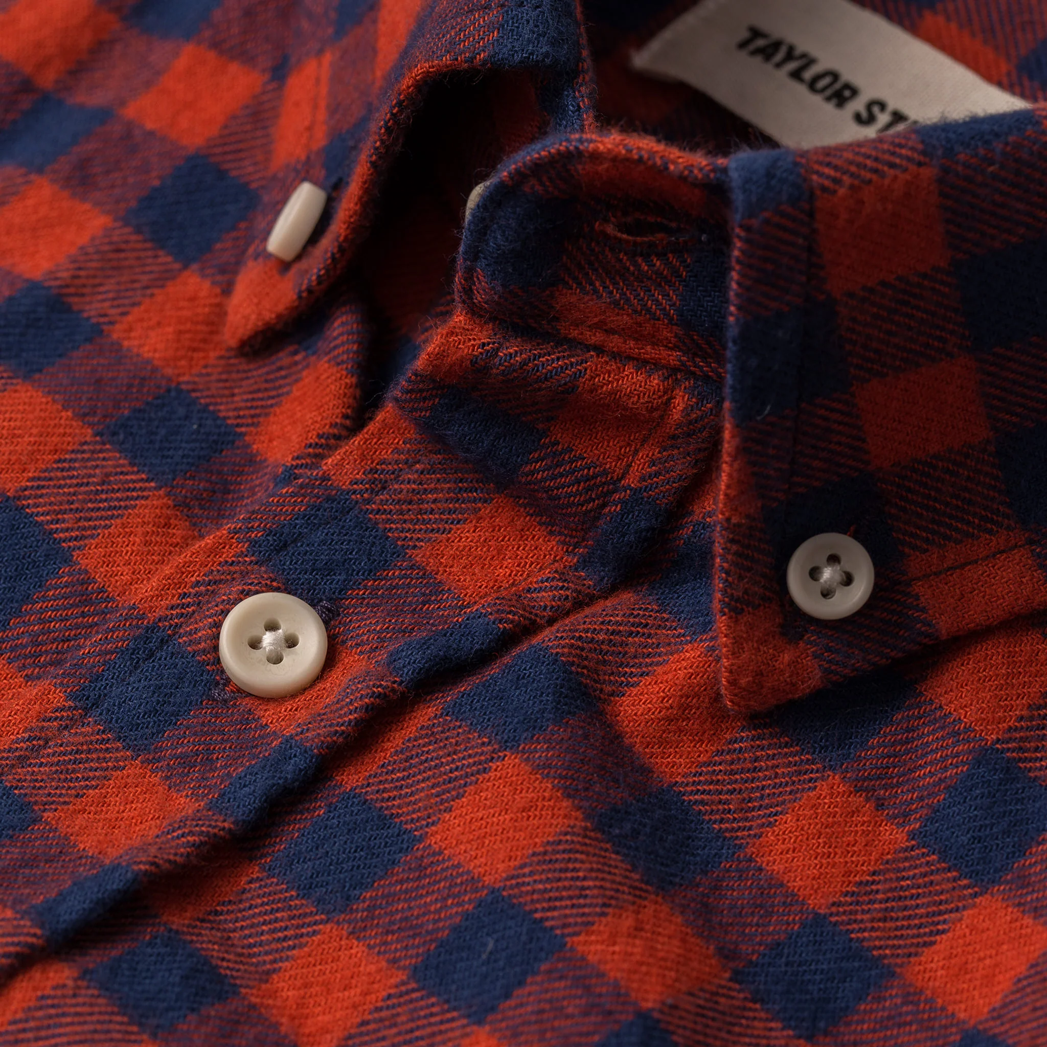 The Jack in Brushed Navy Buffalo Check - Image 8