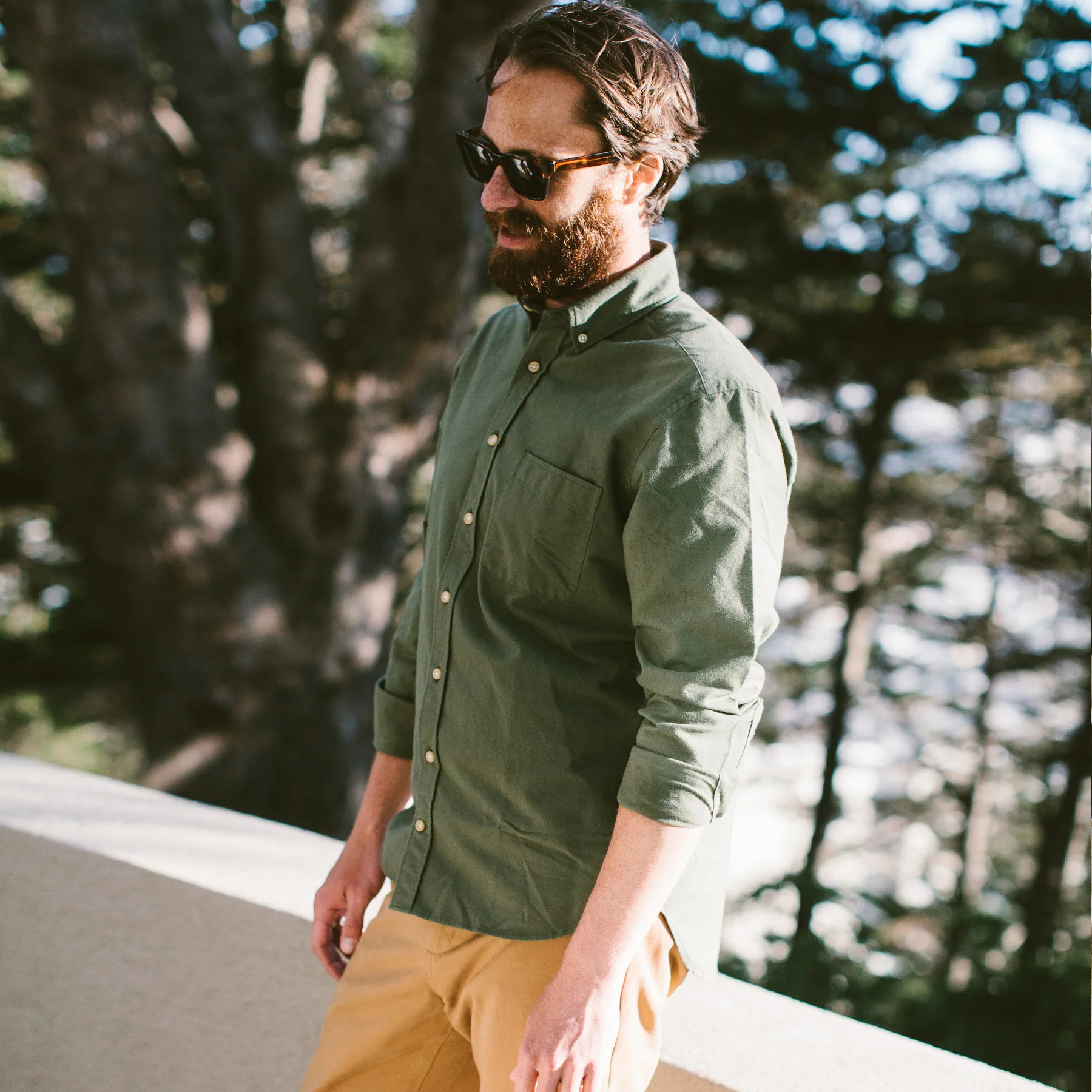 The Jack in Brushed Army Oxford - Image 2