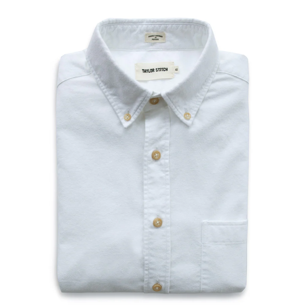 The Jack in Brushed White Oxford