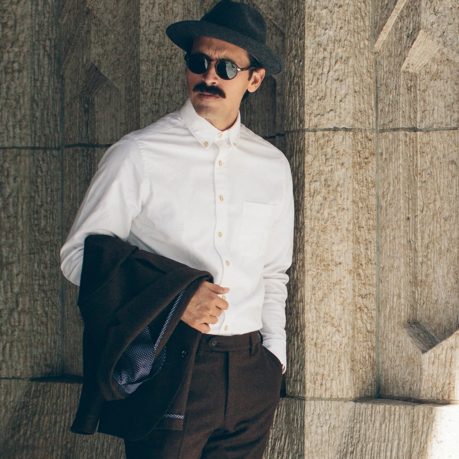The Jack in Brushed White Oxford - Image 3