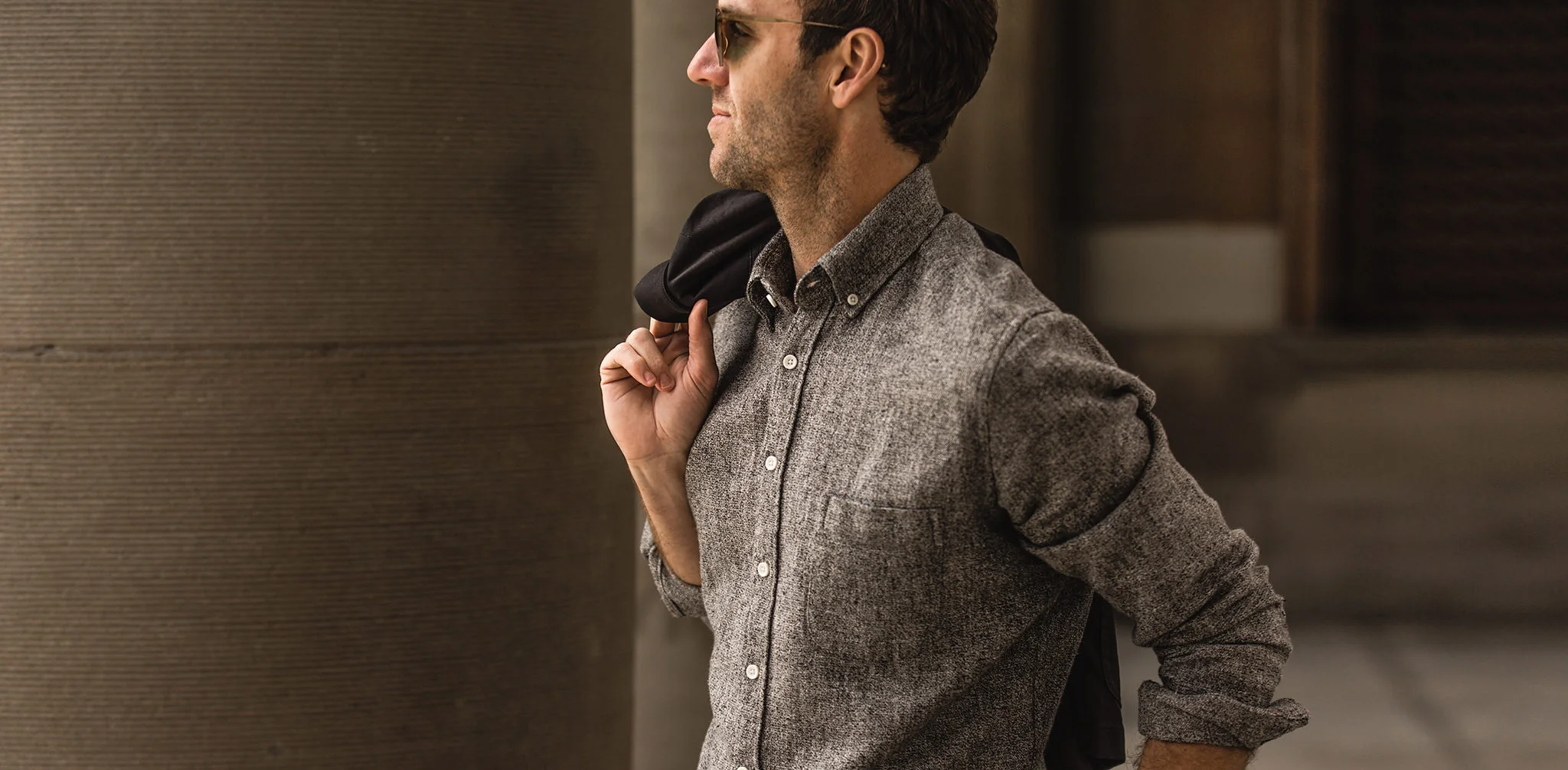 The Jack in Charcoal Hemp Melange - Image 10