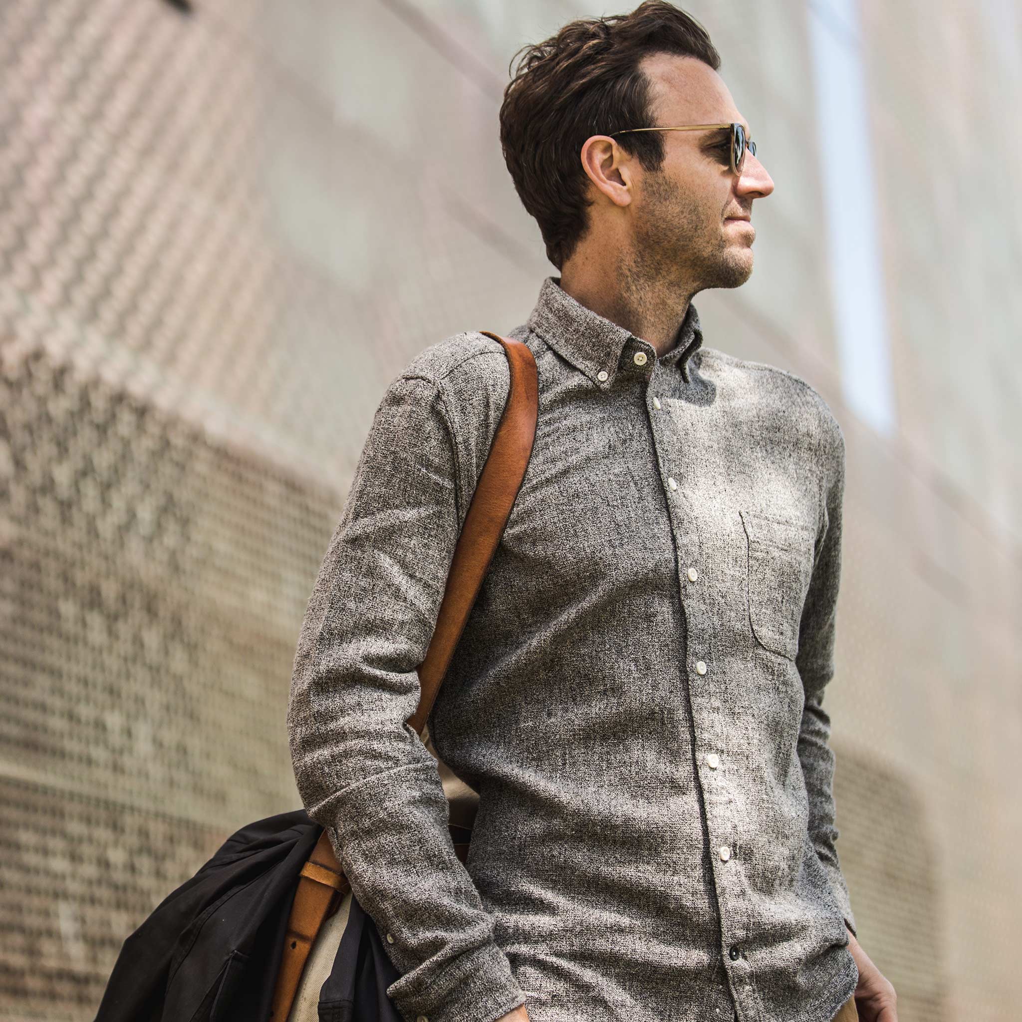 The Jack in Charcoal Hemp Melange - Image 3