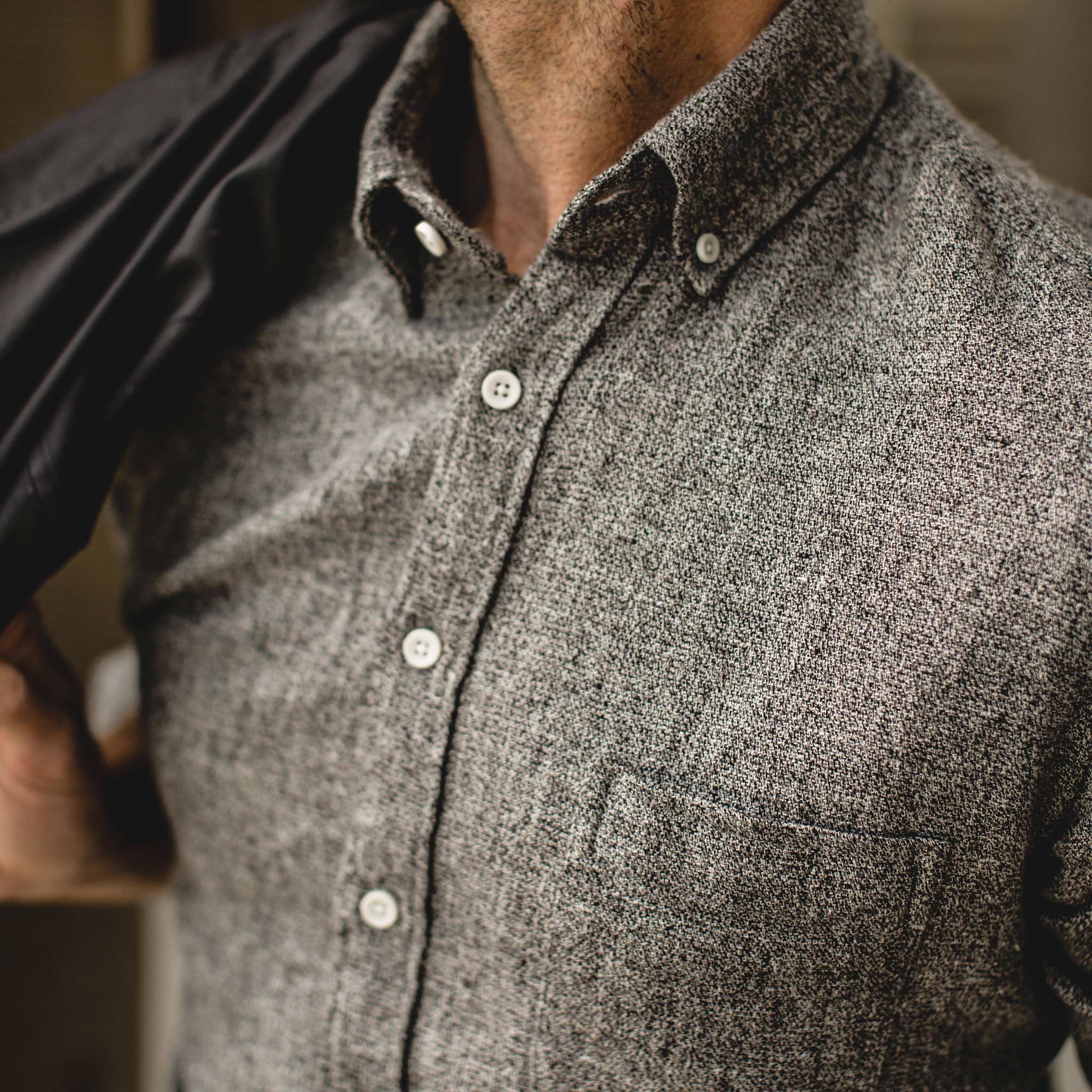 The Jack in Charcoal Hemp Melange - Image 5