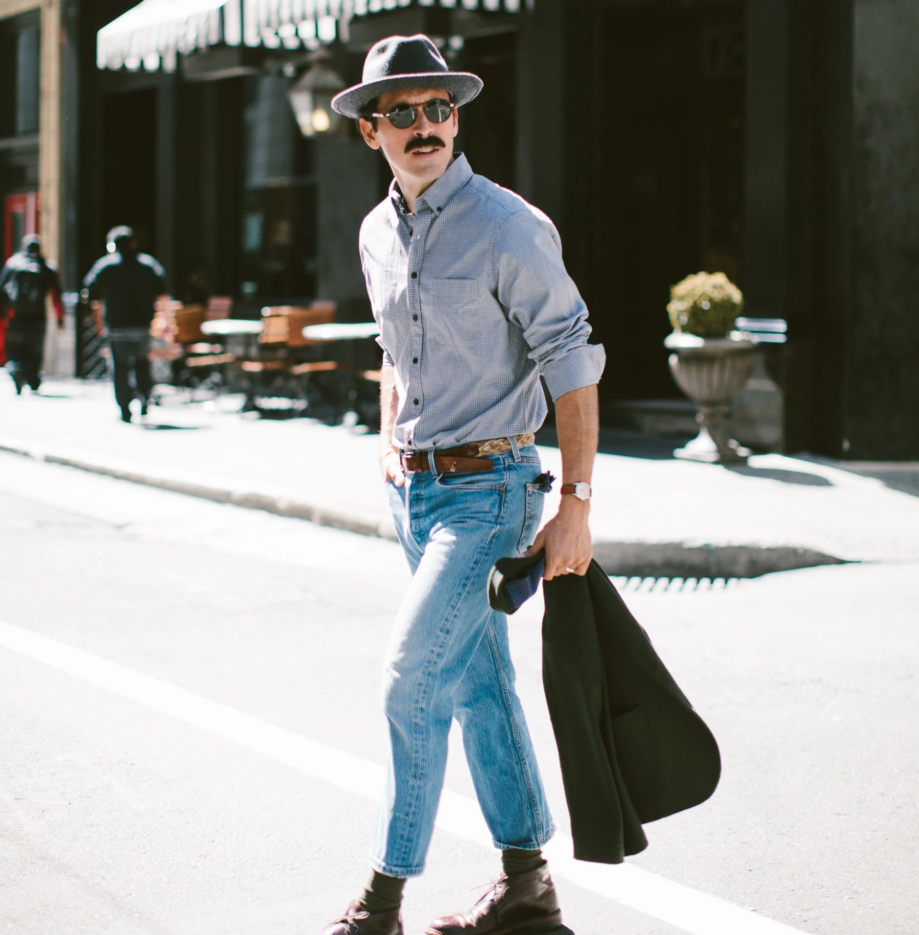 The Jack in Grey & Navy Box Check - Image 5