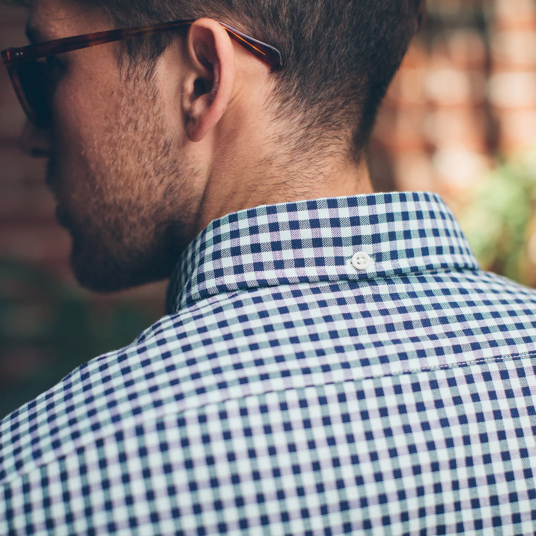 The Jack in Mint Gingham Oxford - Image 4