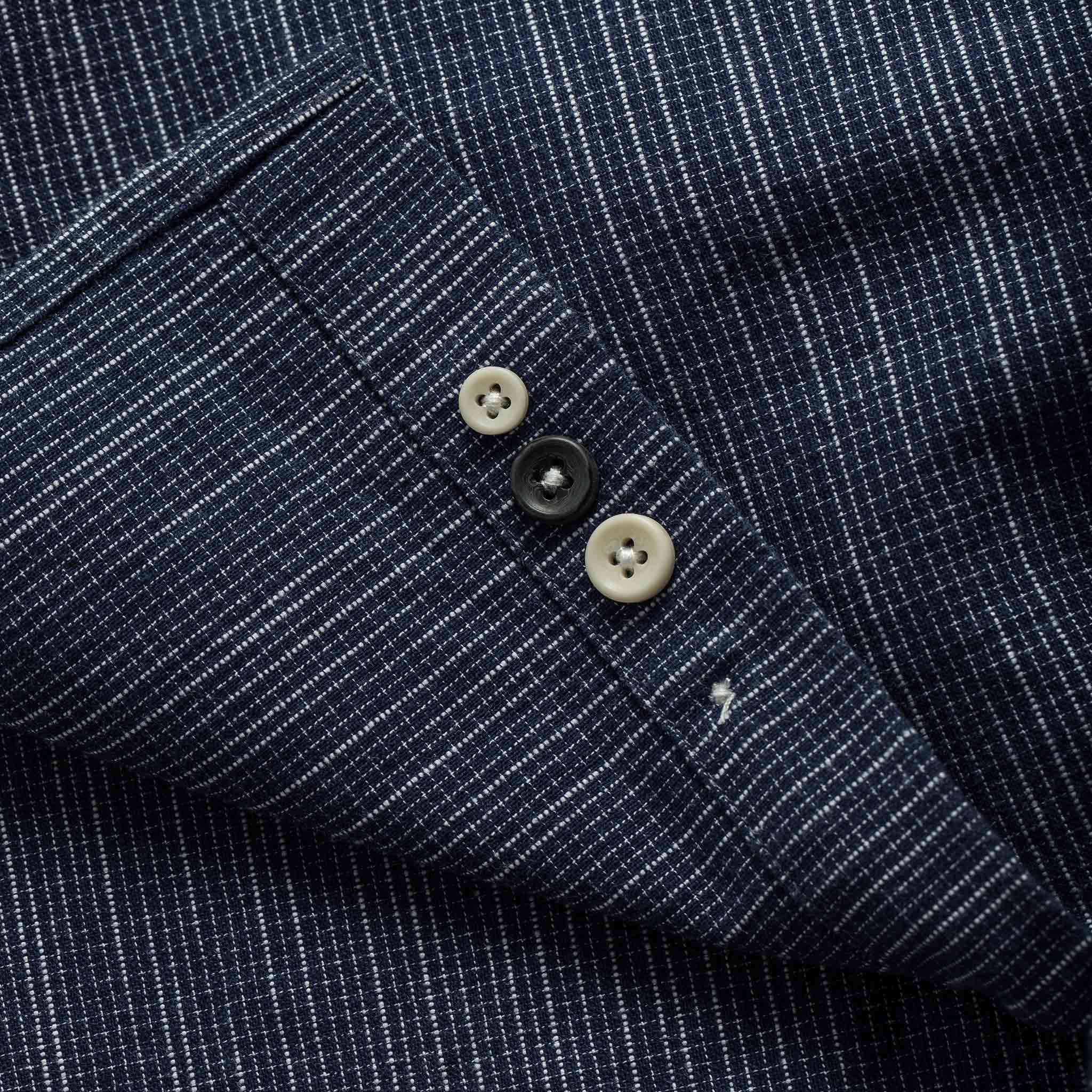 The Jack in Navy Slub Check - Image 8