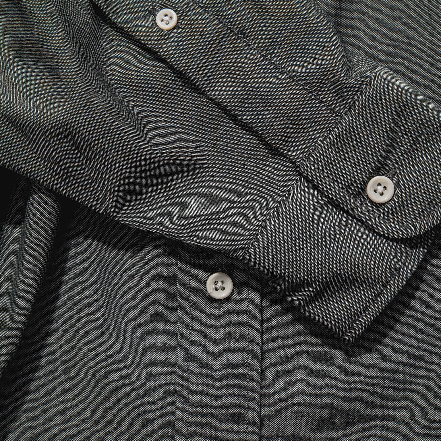 The Merino Jack in Stone Green Chambray - Image 6