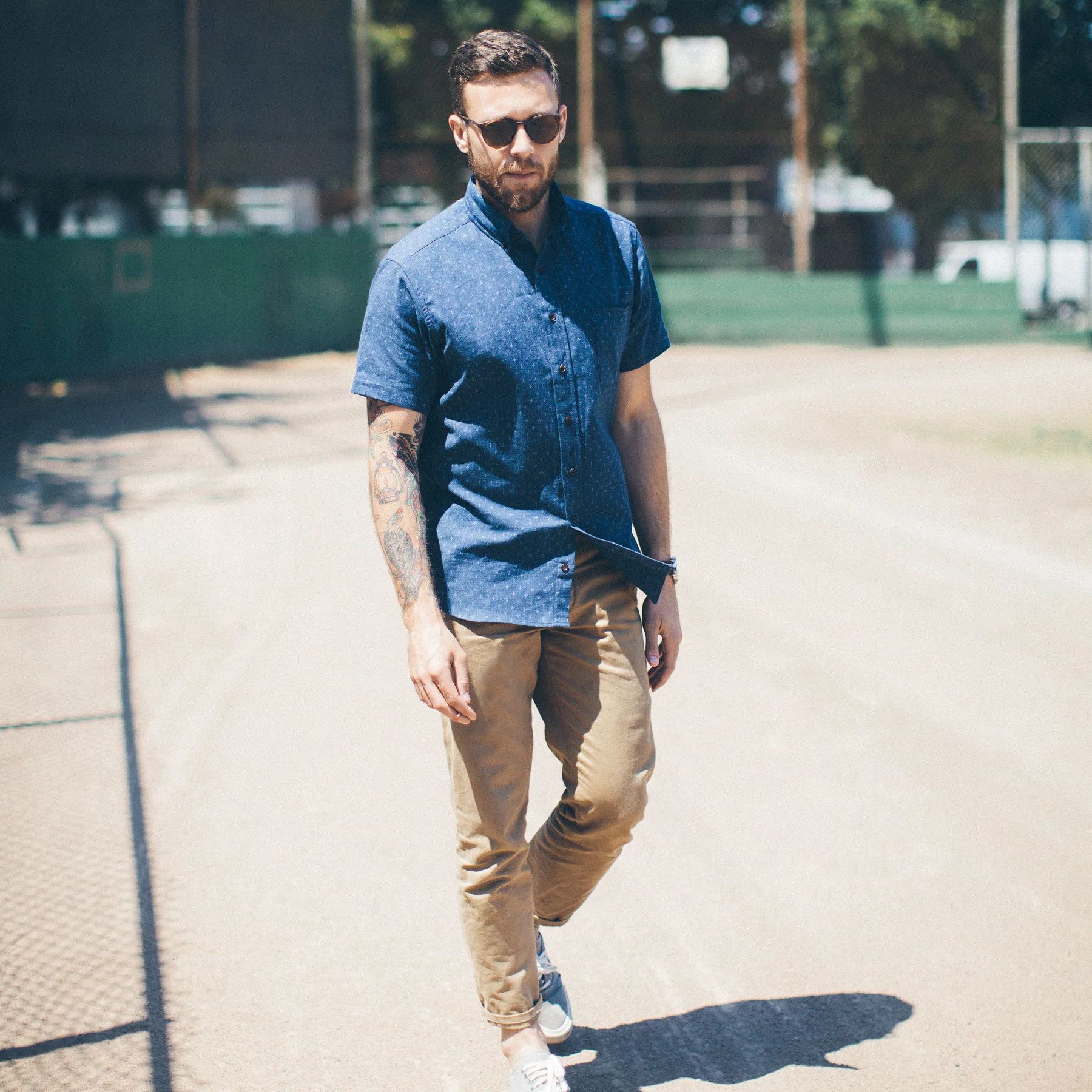 The Short Sleeve Jack in Indigo Star - Image 5