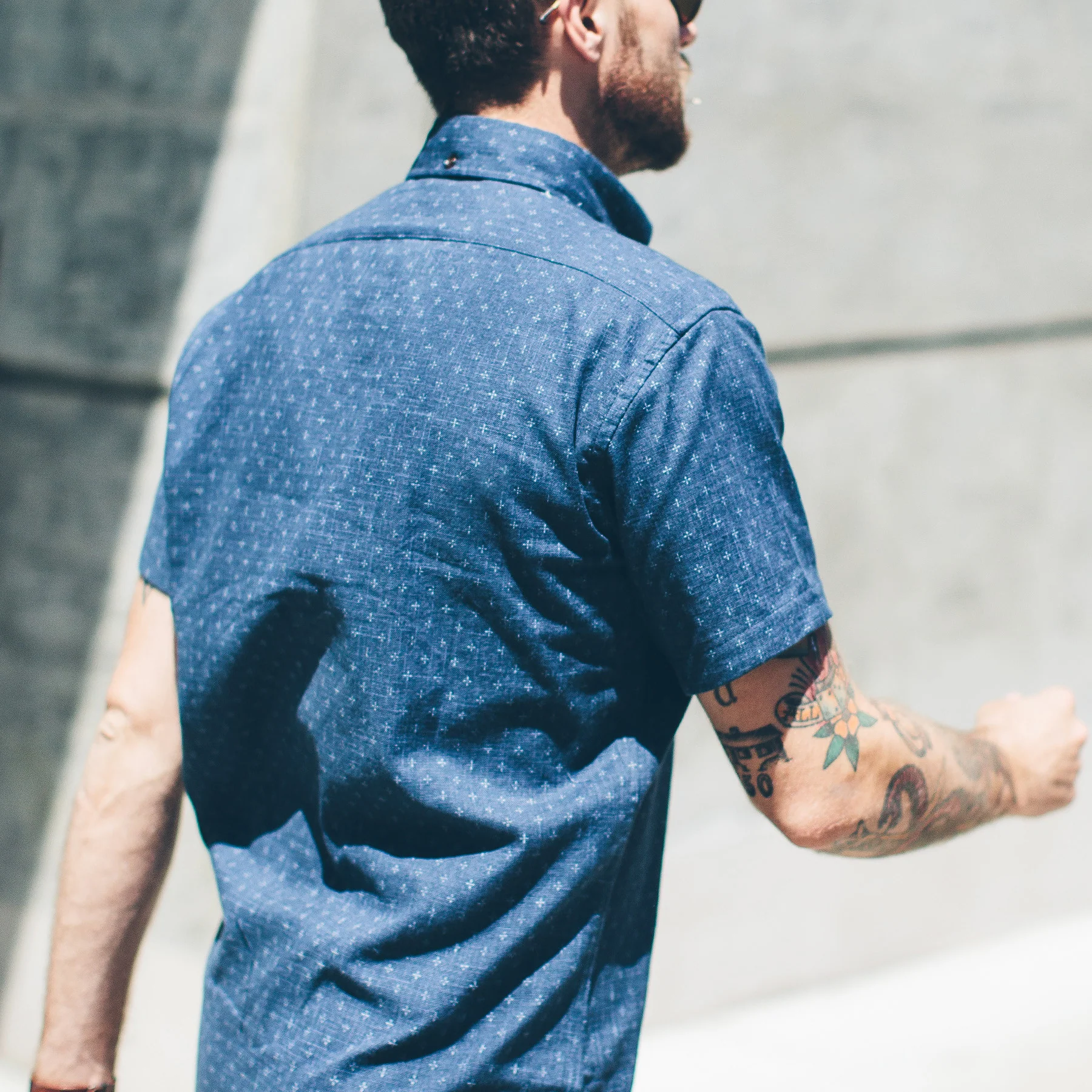 The Short Sleeve Jack in Indigo Star - Image 6