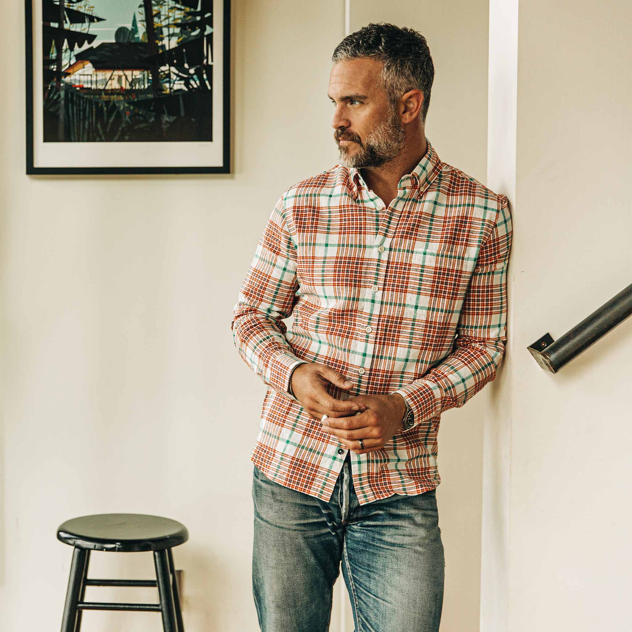 The Jack in Vintage Red Madras - Image 2