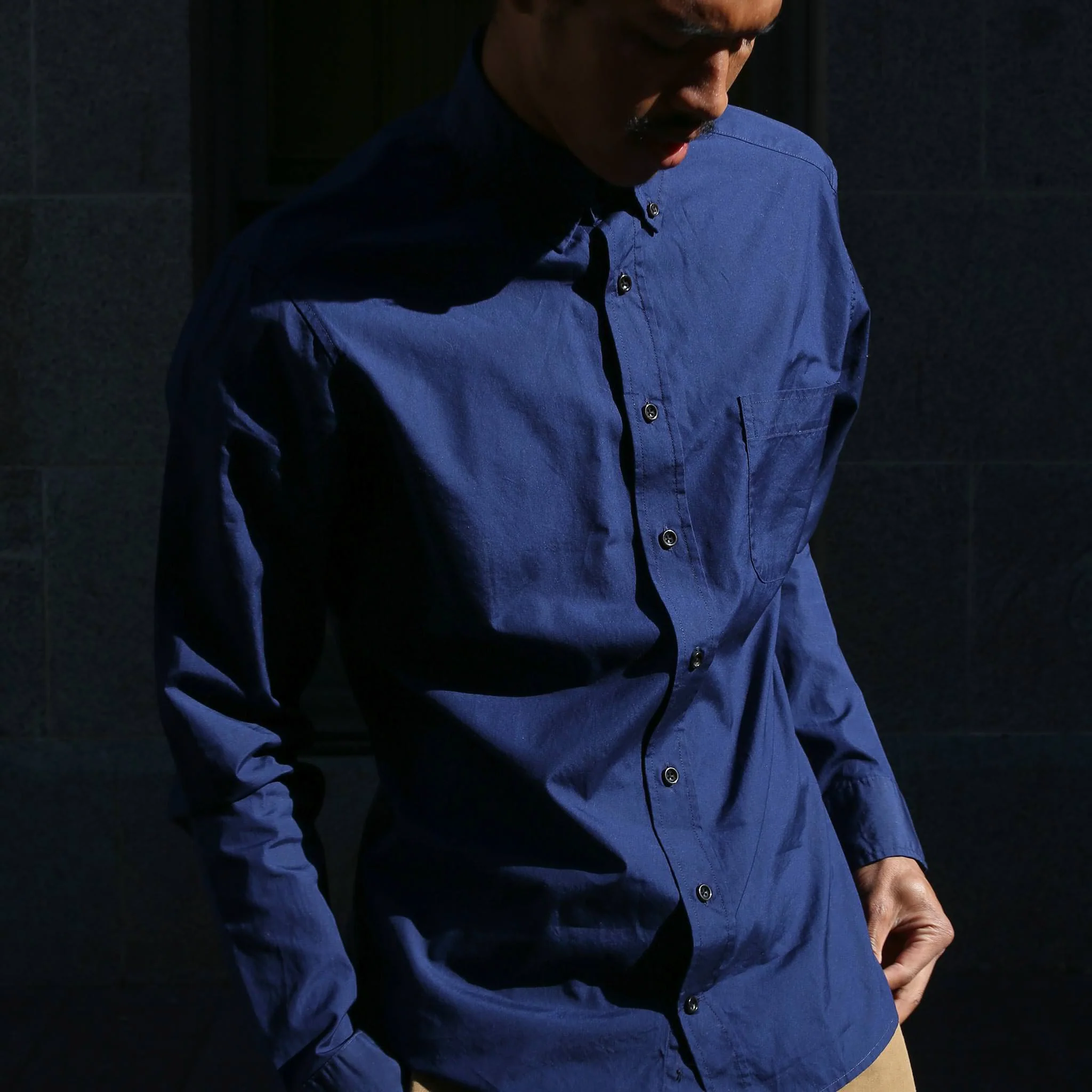 The Jack in Washed Navy Poplin - Image 2