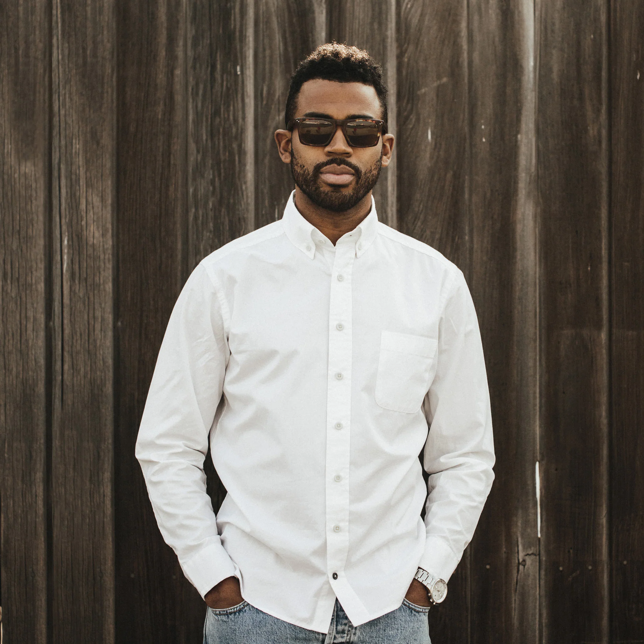The Jack in Washed White Poplin - Image 4