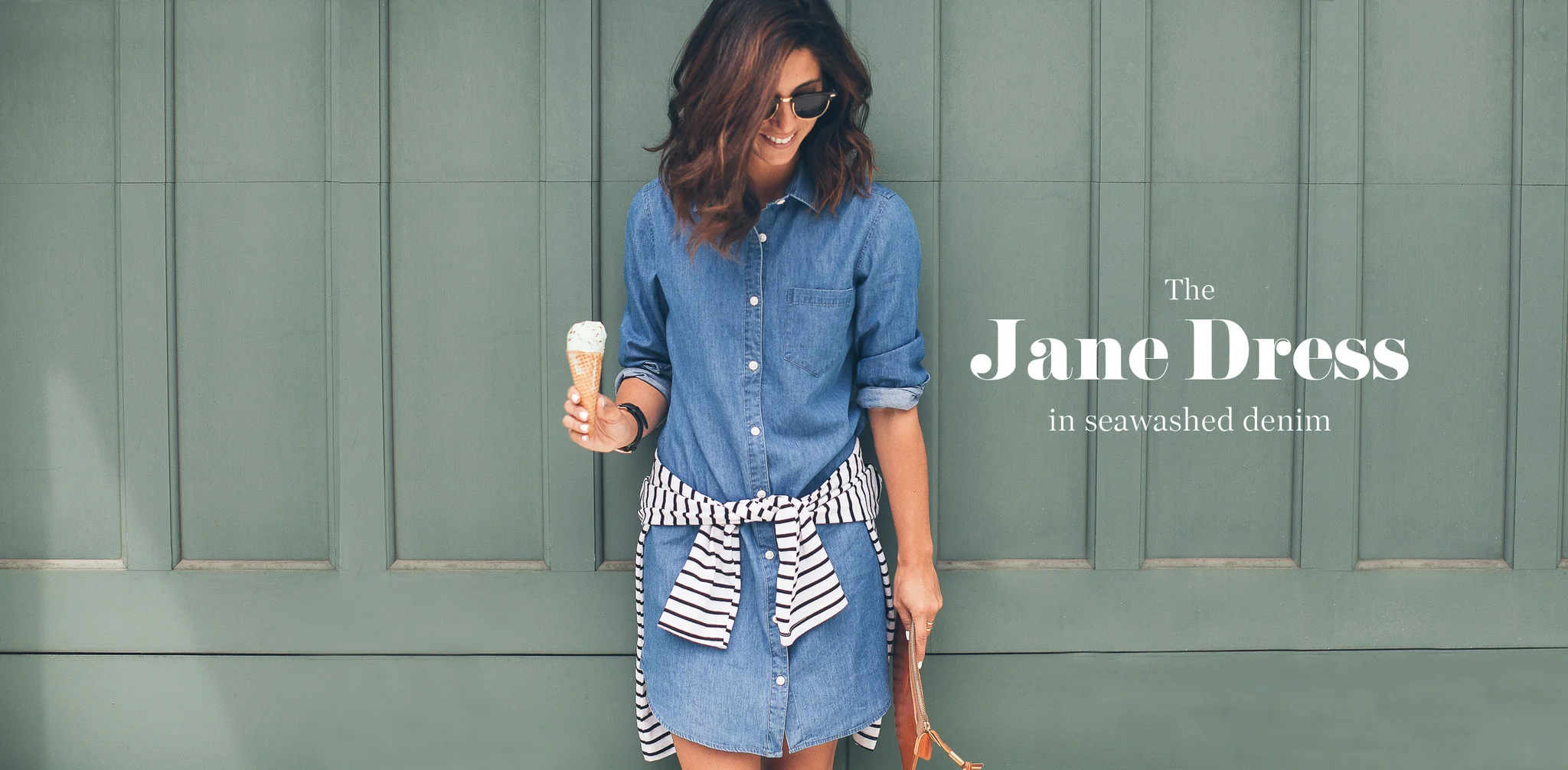 The Jane - Sea Washed Denim Dress - Image 13