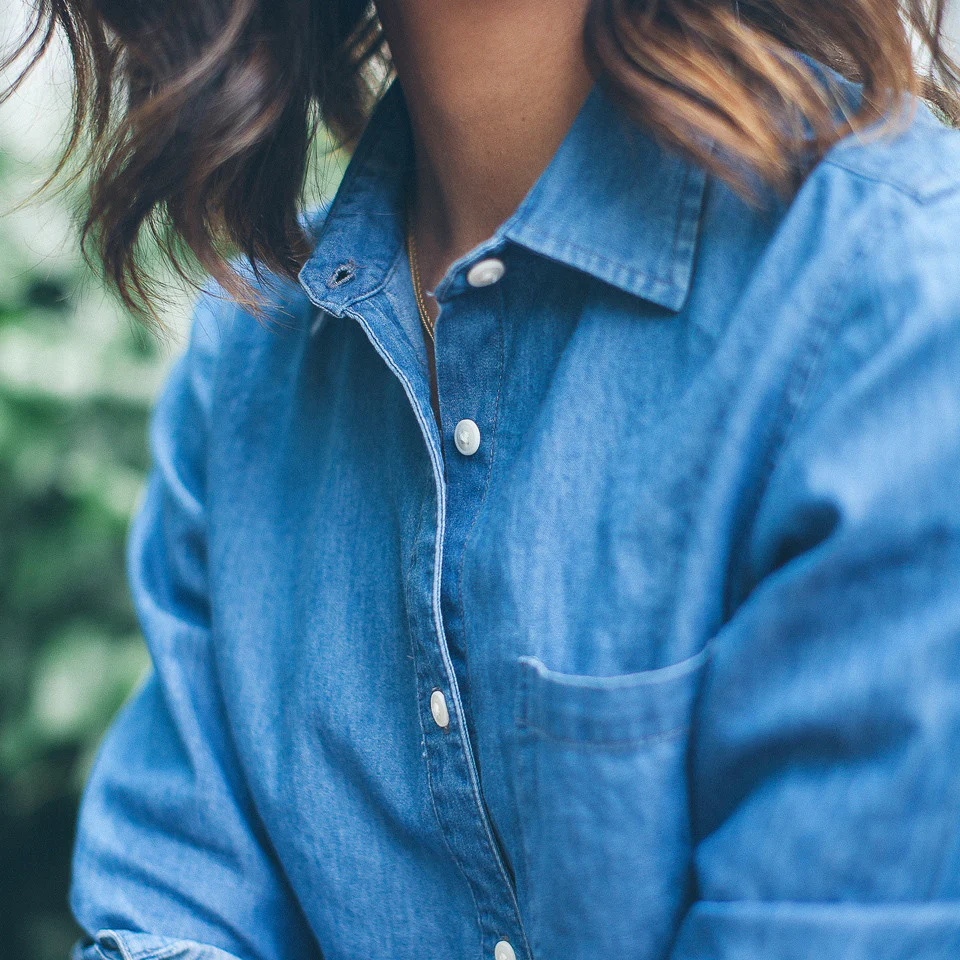 The Jane - Sea Washed Denim Dress - Image 5
