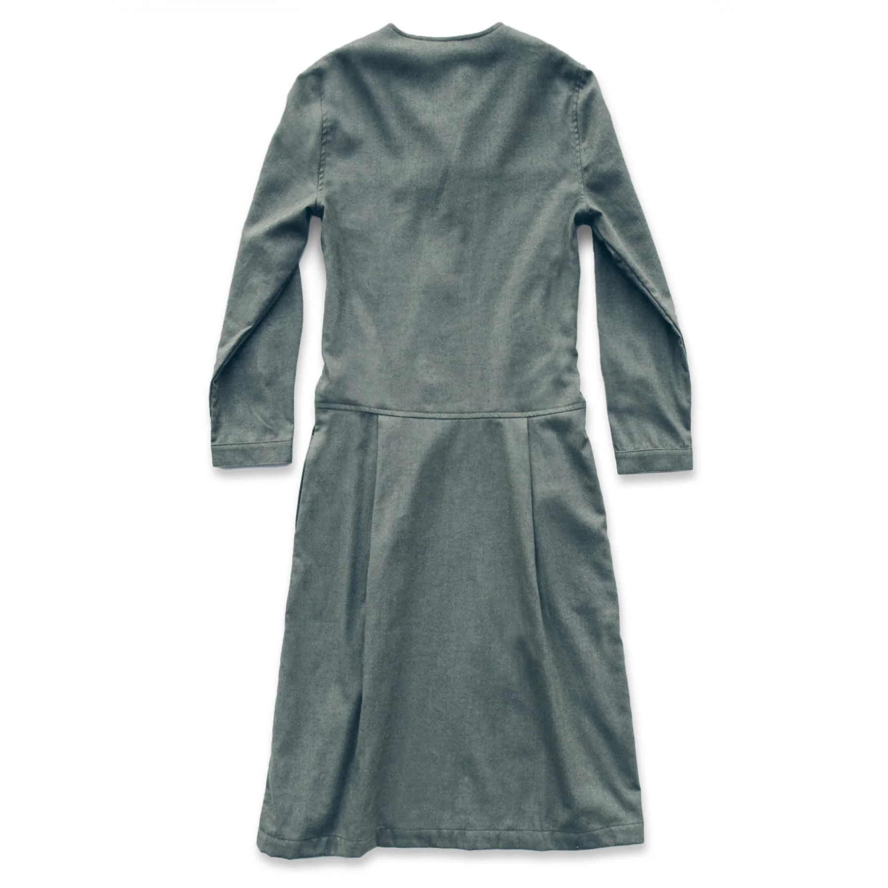 The Juniper Dress in Sage Brushed Cotton - Image 8