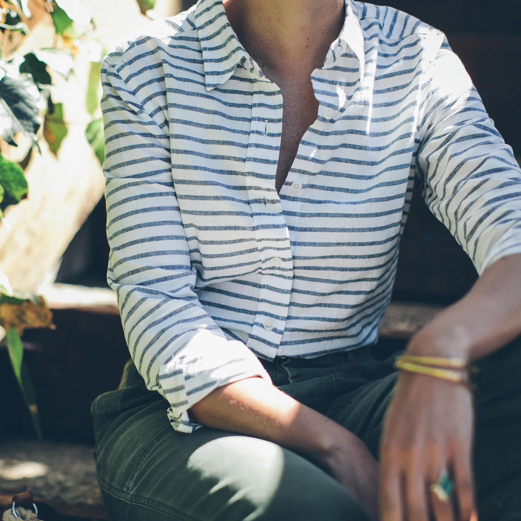 The Katherine in Indigo Stripe - Image 4