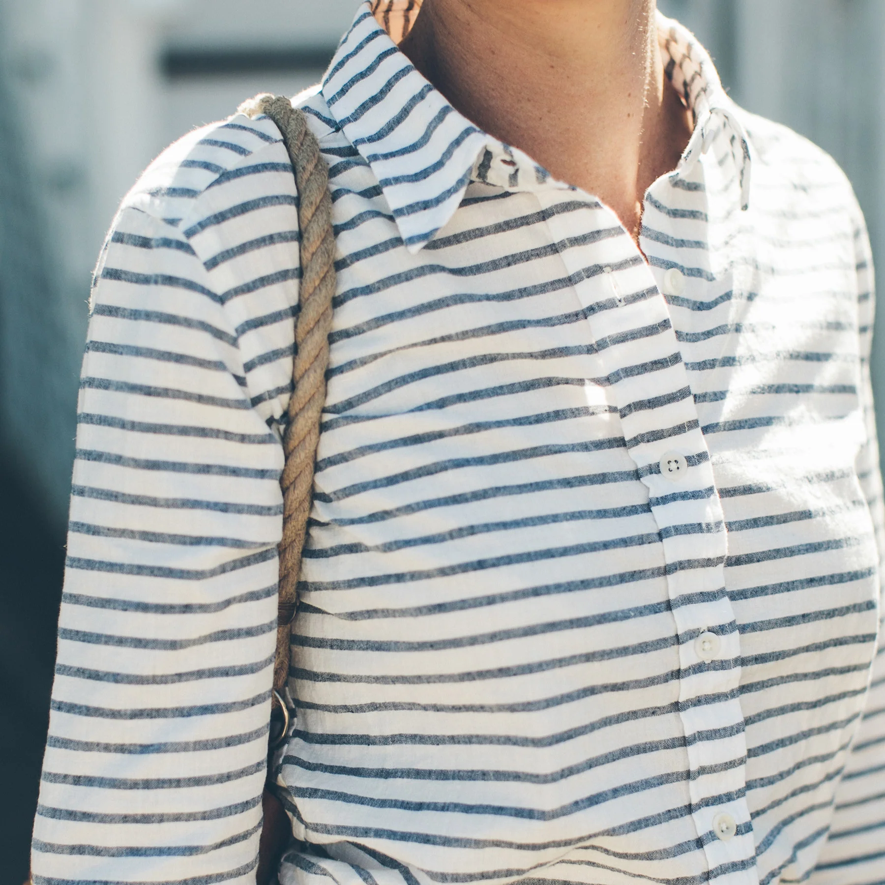 The Katherine in Indigo Stripe - Image 6