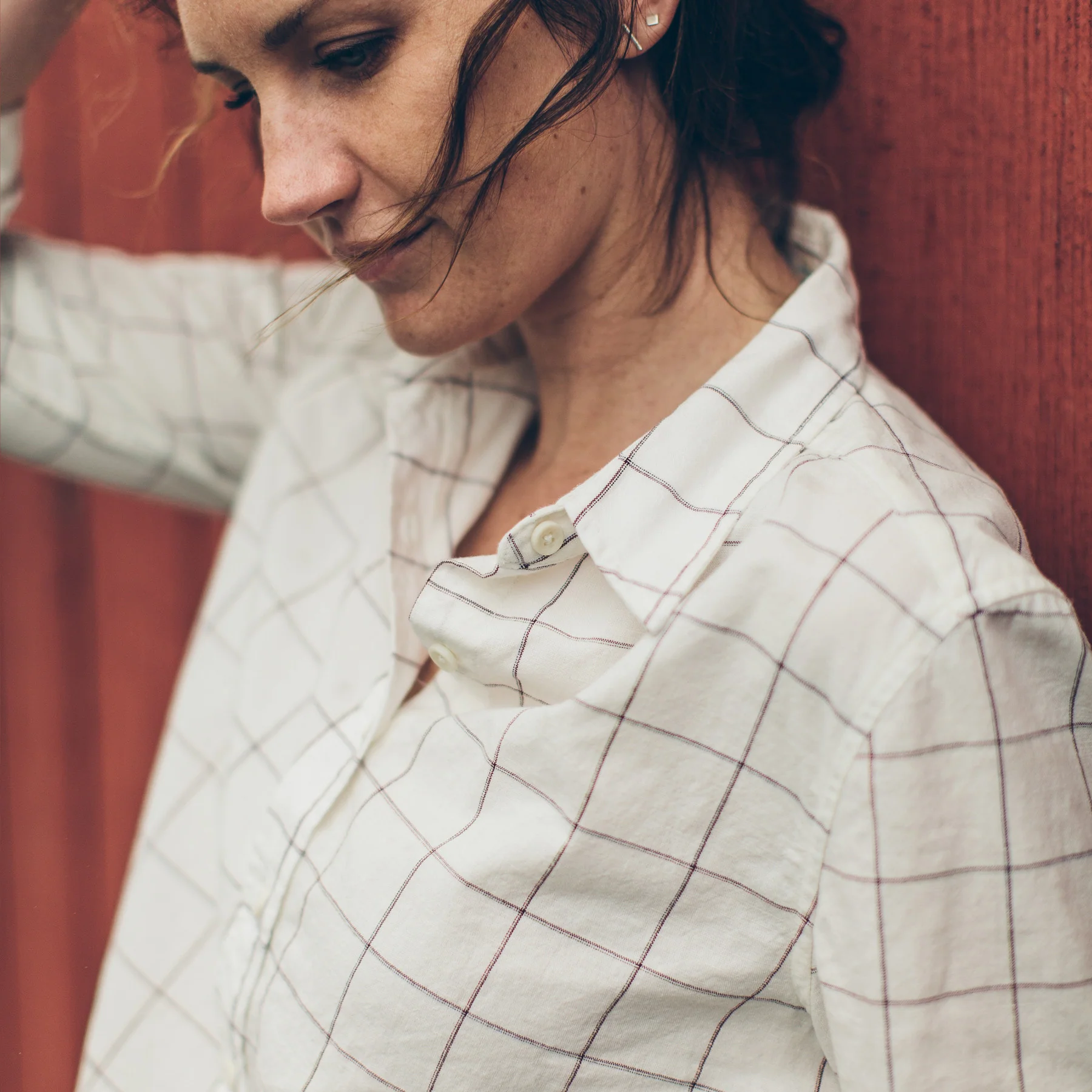 The Katherine in Natural Plaid - Image 3