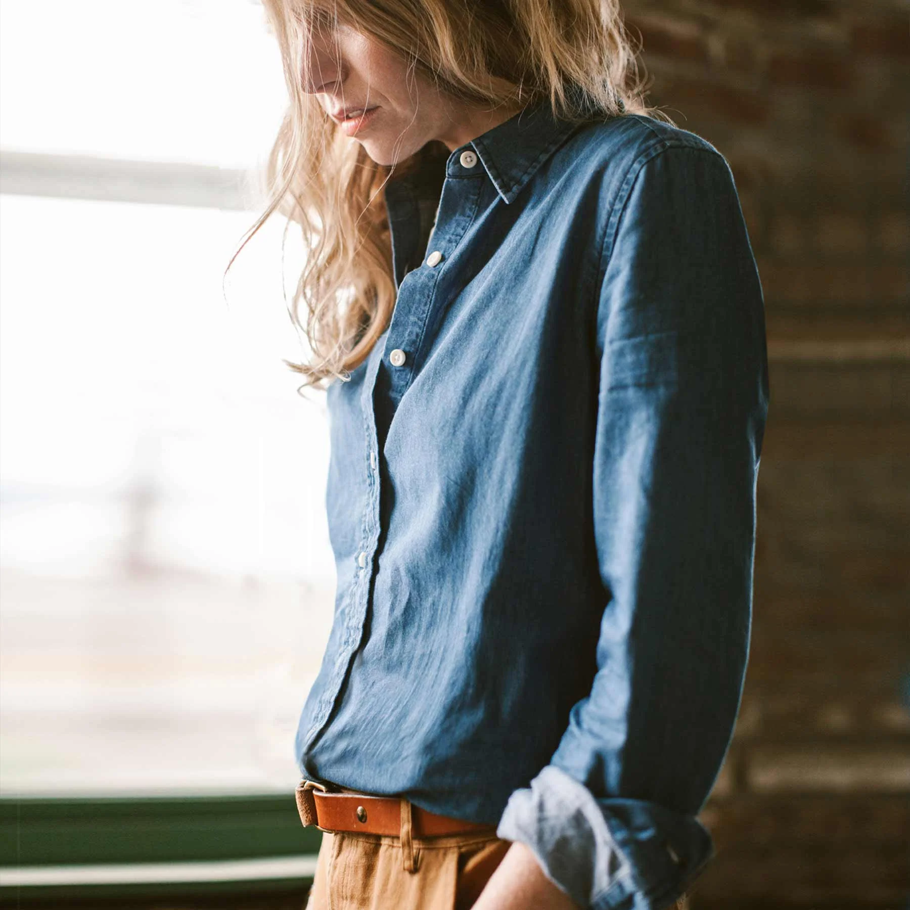 The Katherine in Sun Bleached Denim - Image 2