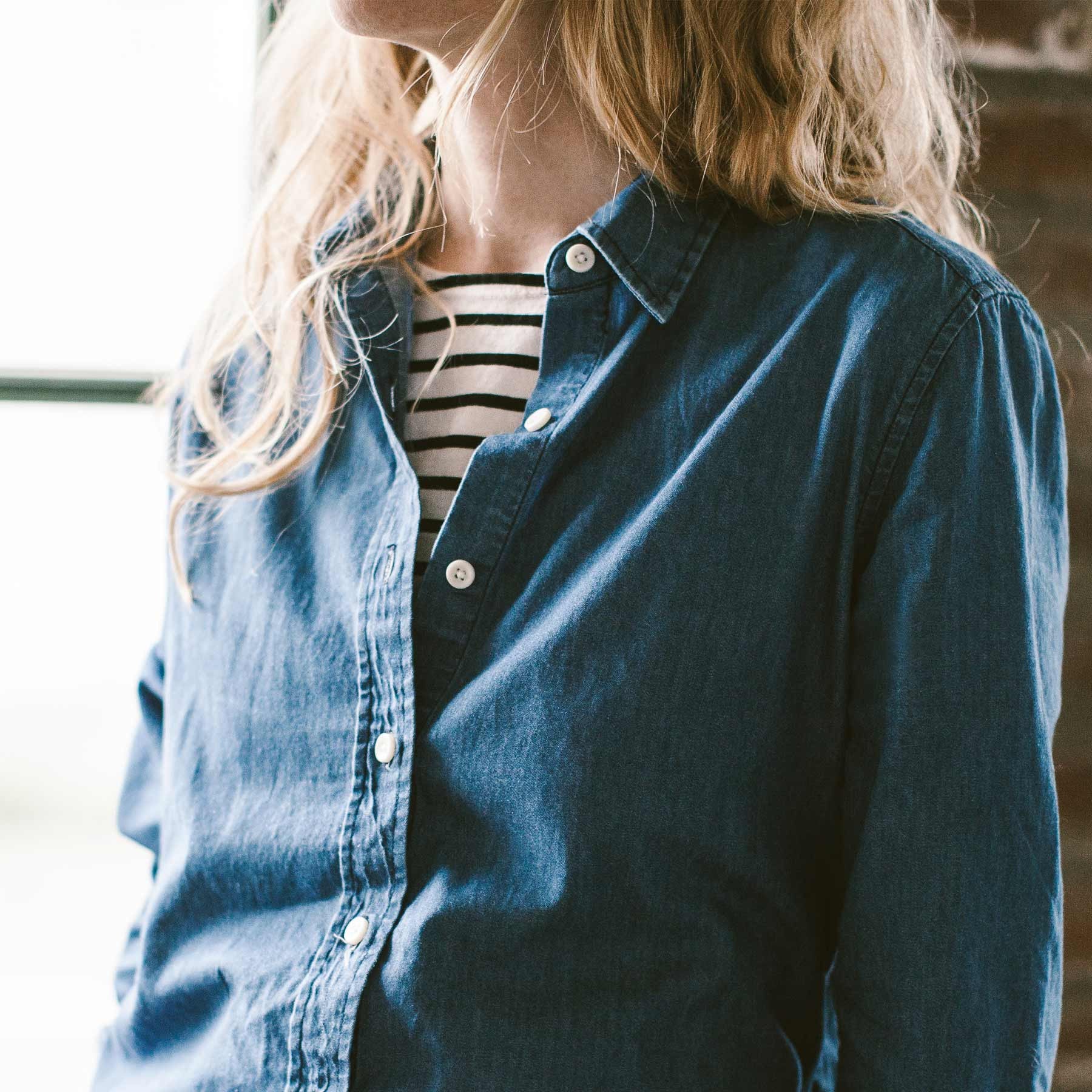 The Katherine in Sun Bleached Denim - Image 6
