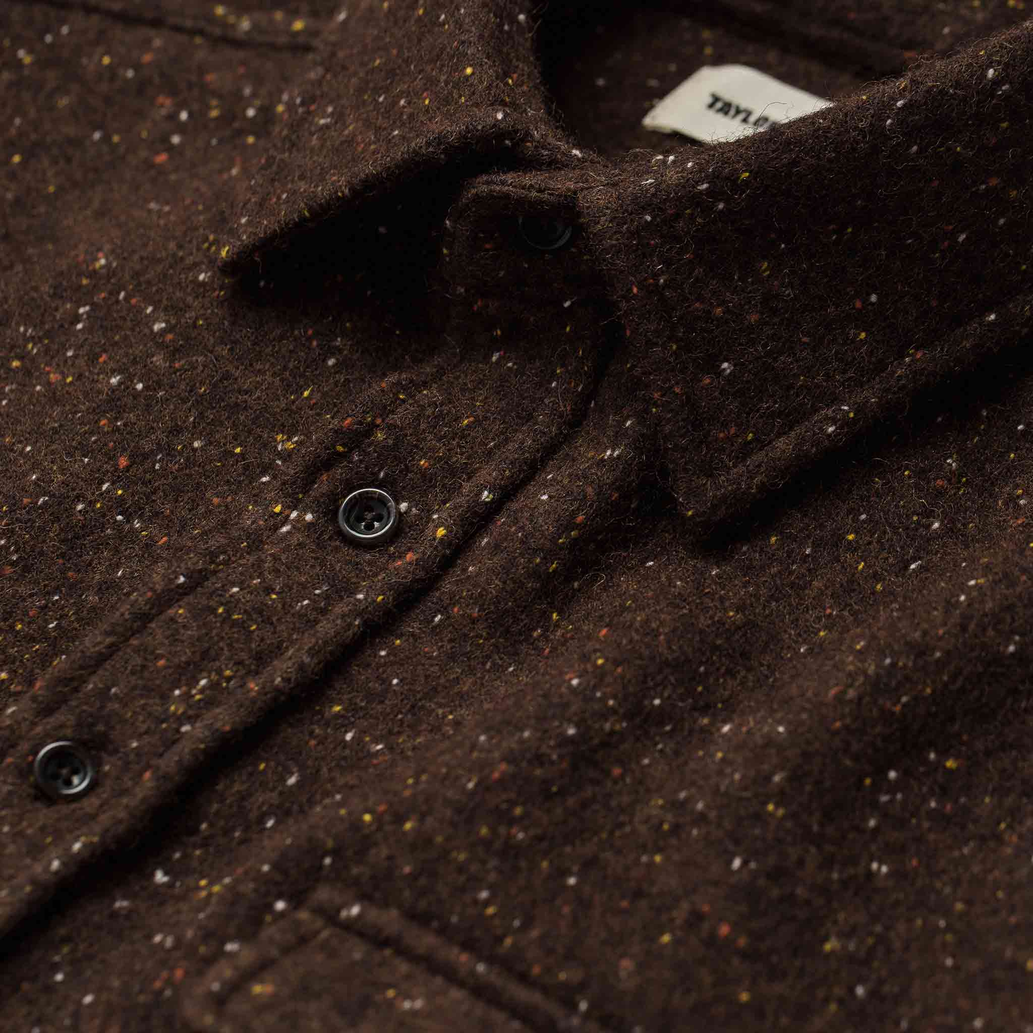 The Leeward Shirt in Chocolate Donegal - Image 7