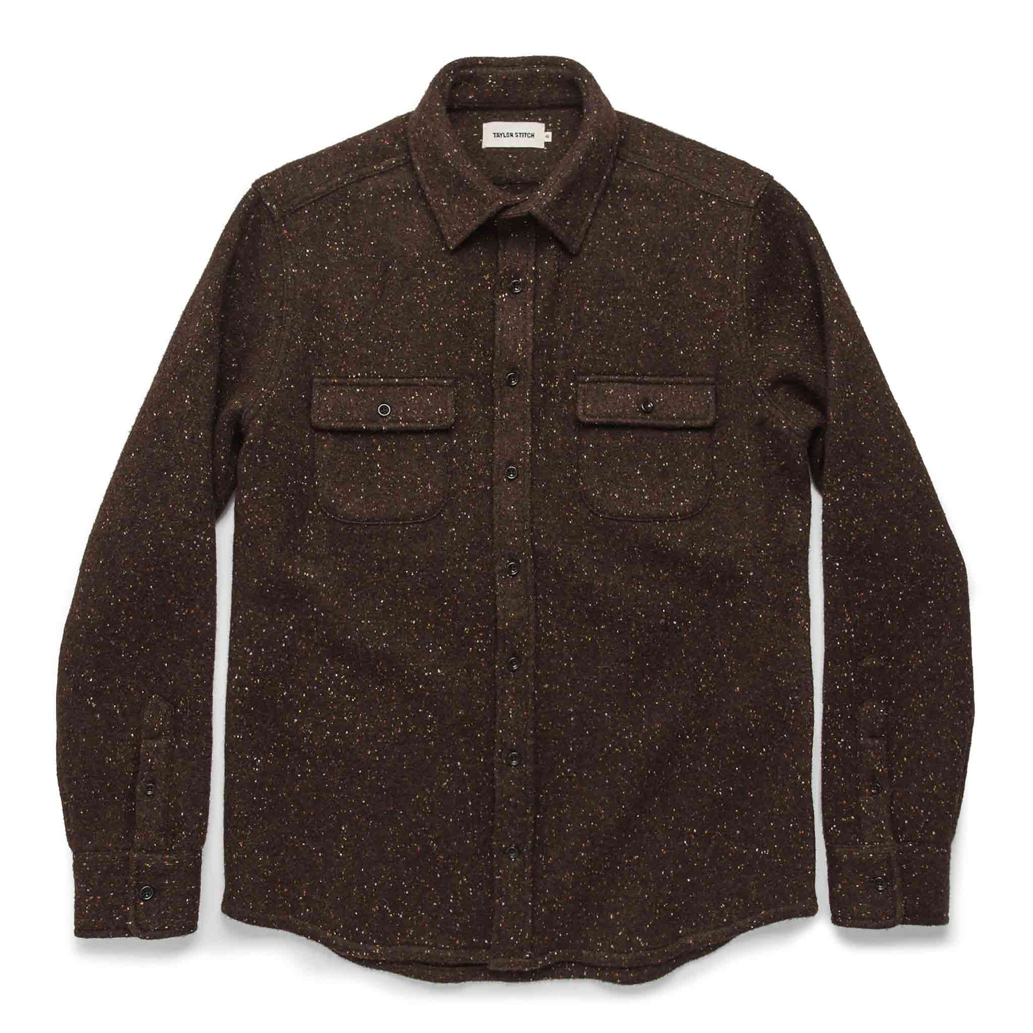 The Leeward Shirt in Chocolate Donegal - Image 9